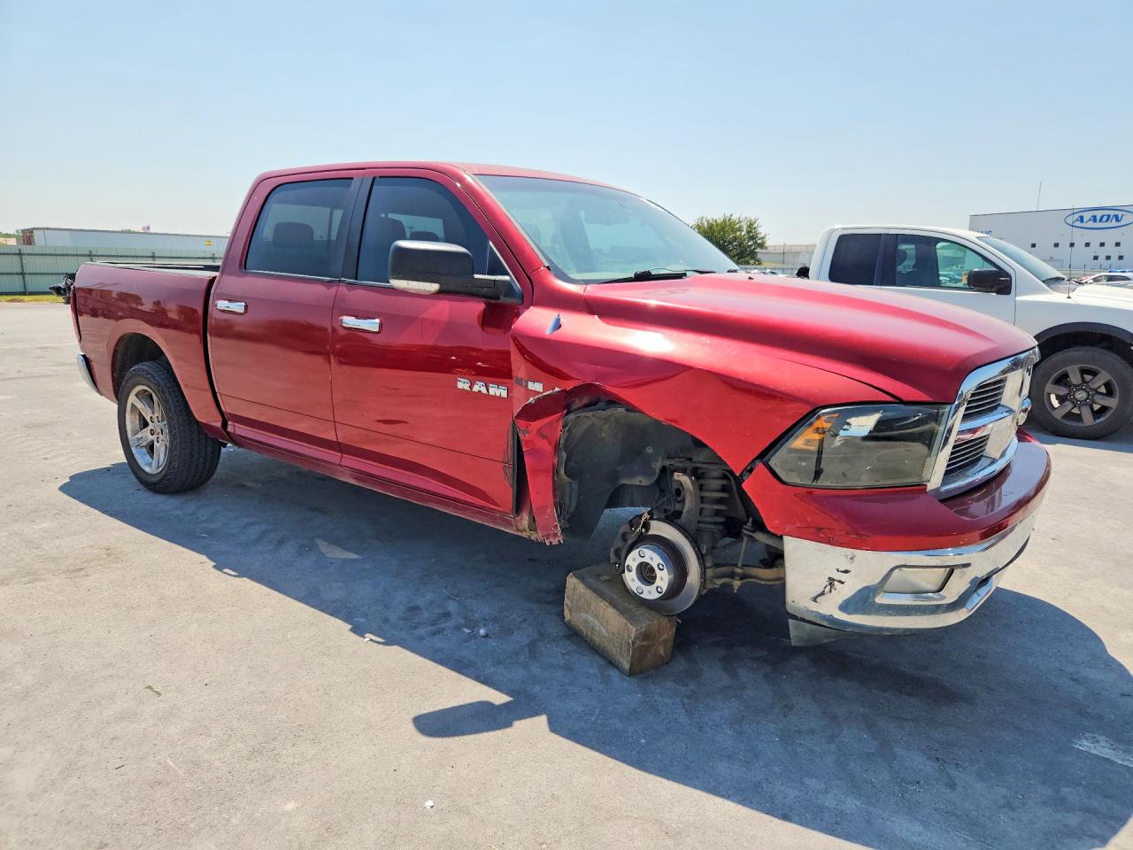 2010 Dodge Ram 1500 Red vin: 1D7RV1CT4AS128144