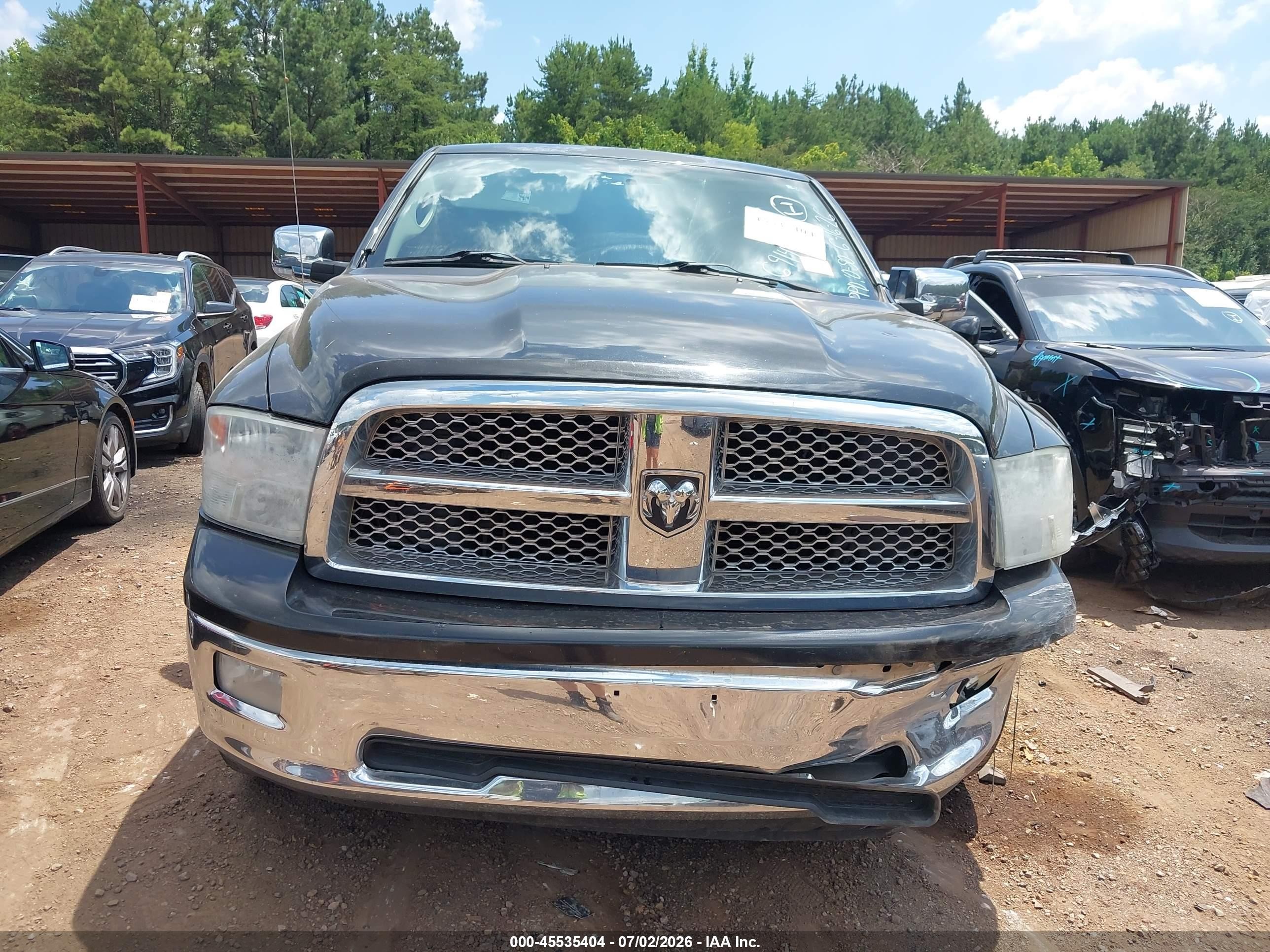 2011 Ram Ram 1500 Laramie Black vin: 1D7RV1CT4BS516914
