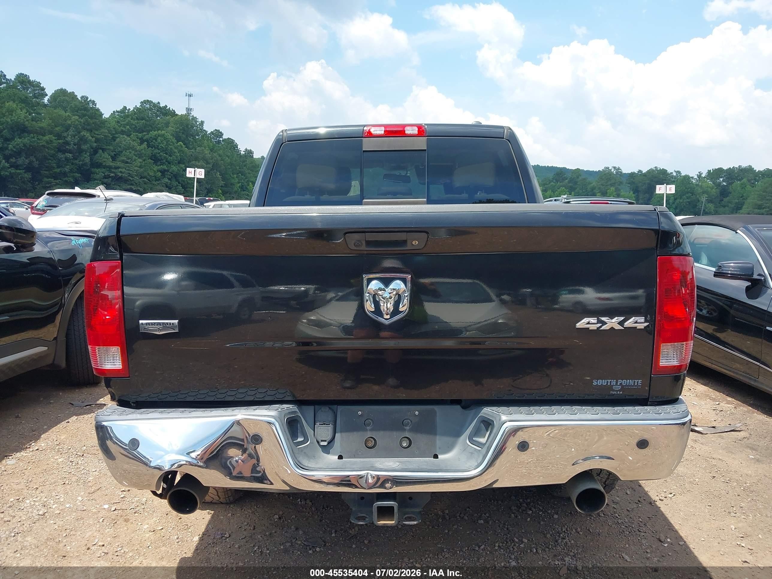 2011 Ram Ram 1500 Laramie Black vin: 1D7RV1CT4BS516914