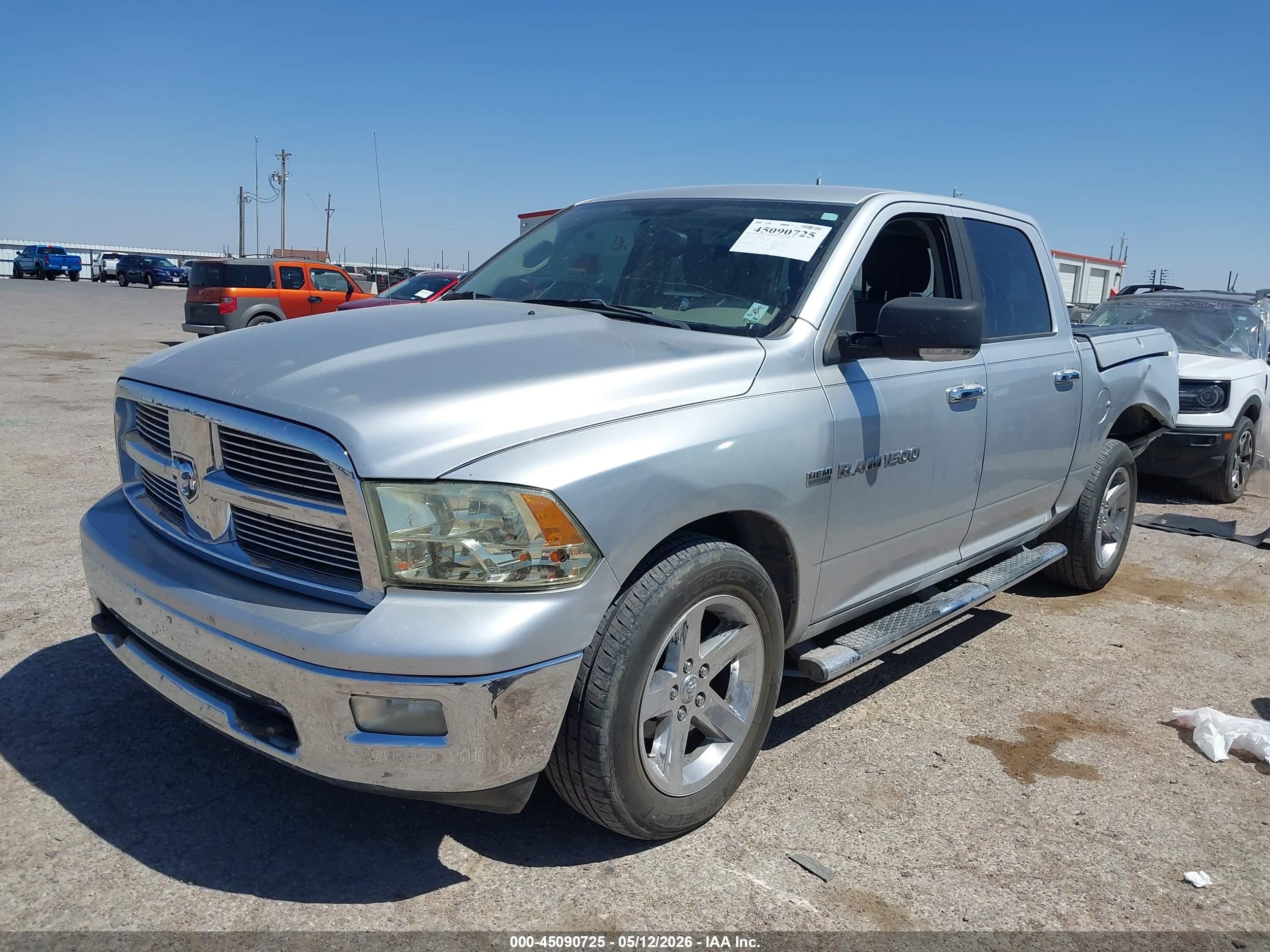 2011 Ram Ram 1500 Slt Silver vin: 1D7RV1CT4BS522874