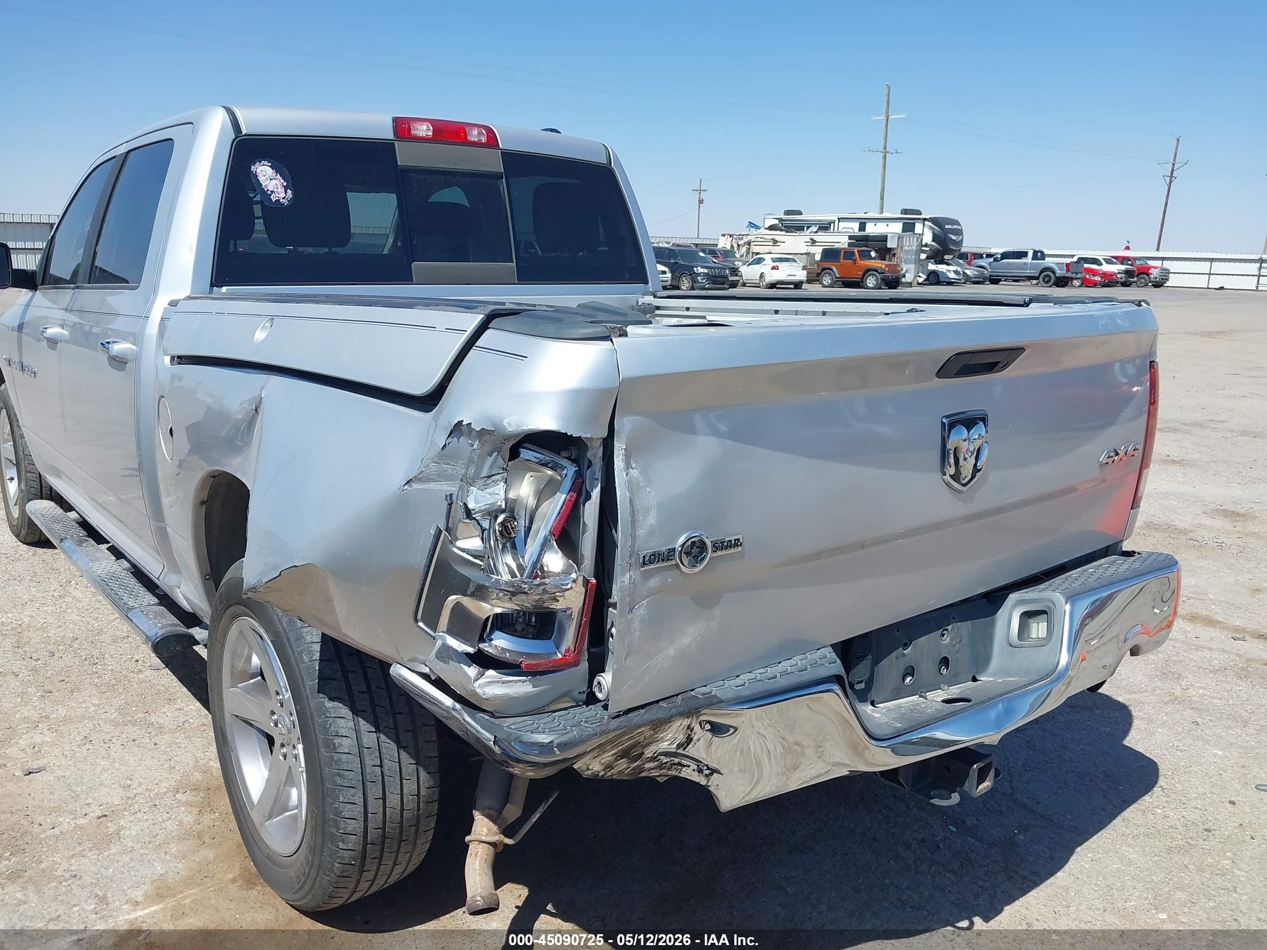 2011 Ram Ram 1500 Slt Silver vin: 1D7RV1CT4BS522874