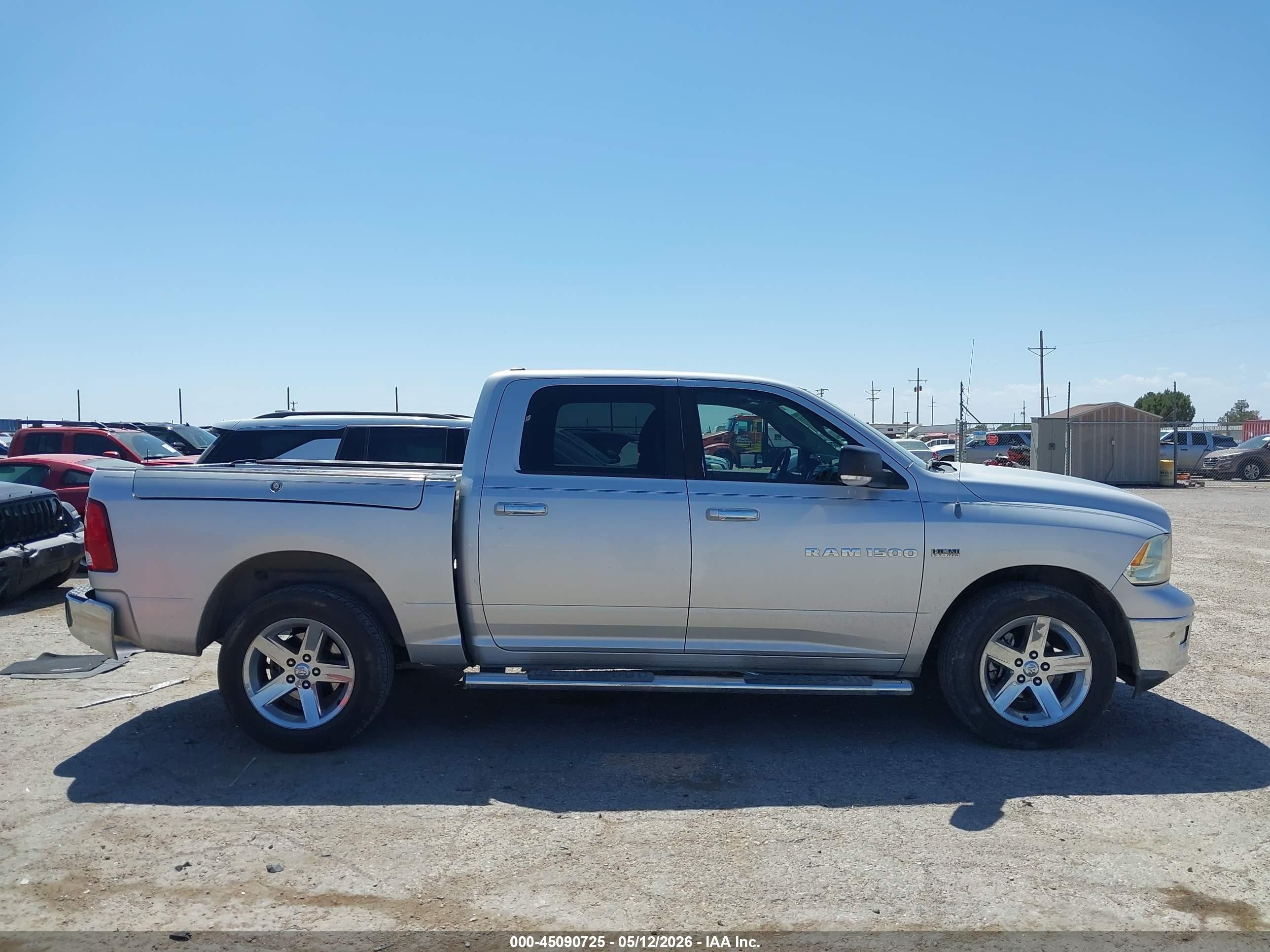 2011 Ram Ram 1500 Slt Silver vin: 1D7RV1CT4BS522874