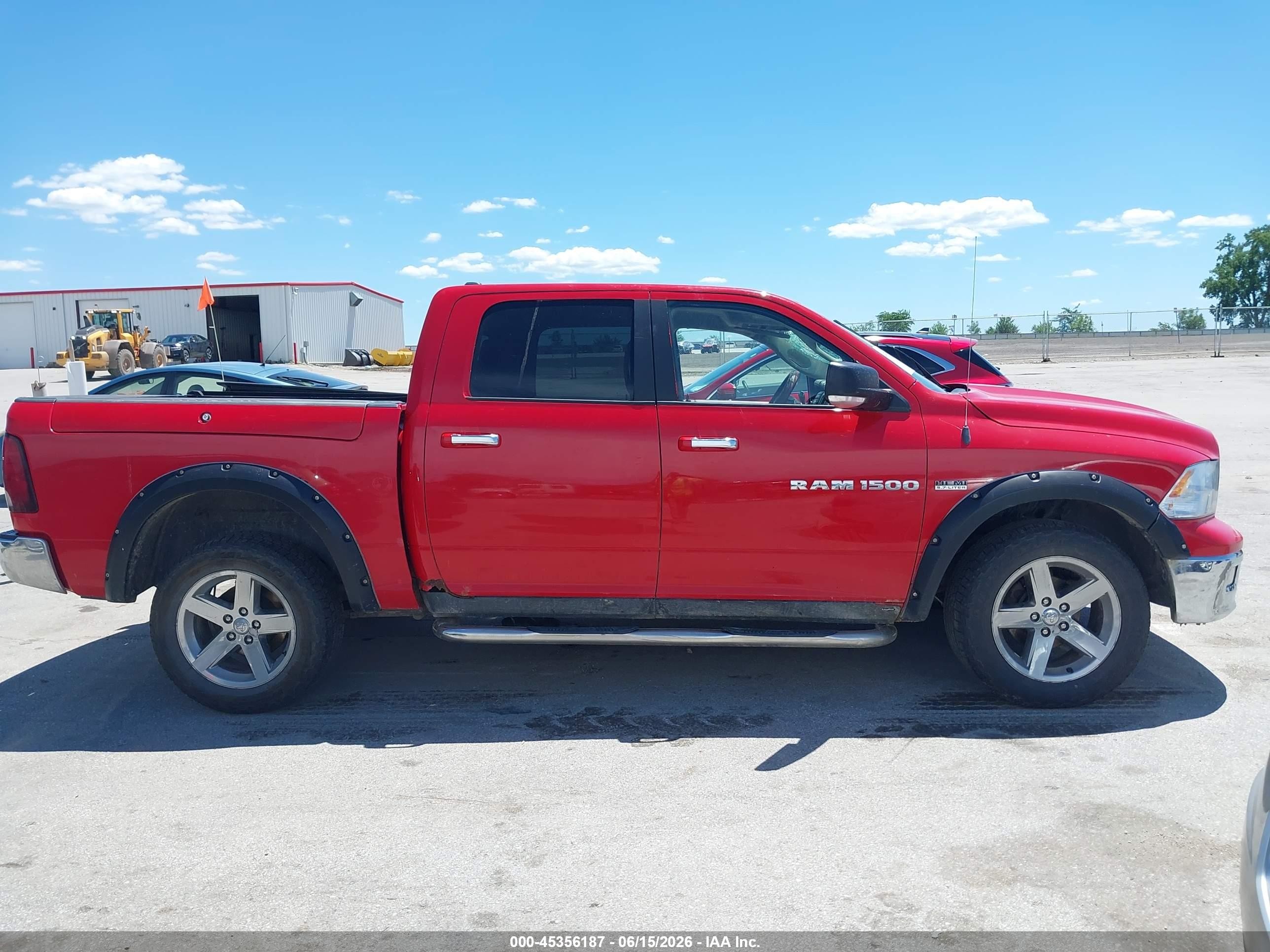 2011 Ram Ram 1500 Slt Красный vin: 1D7RV1CT4BS531025