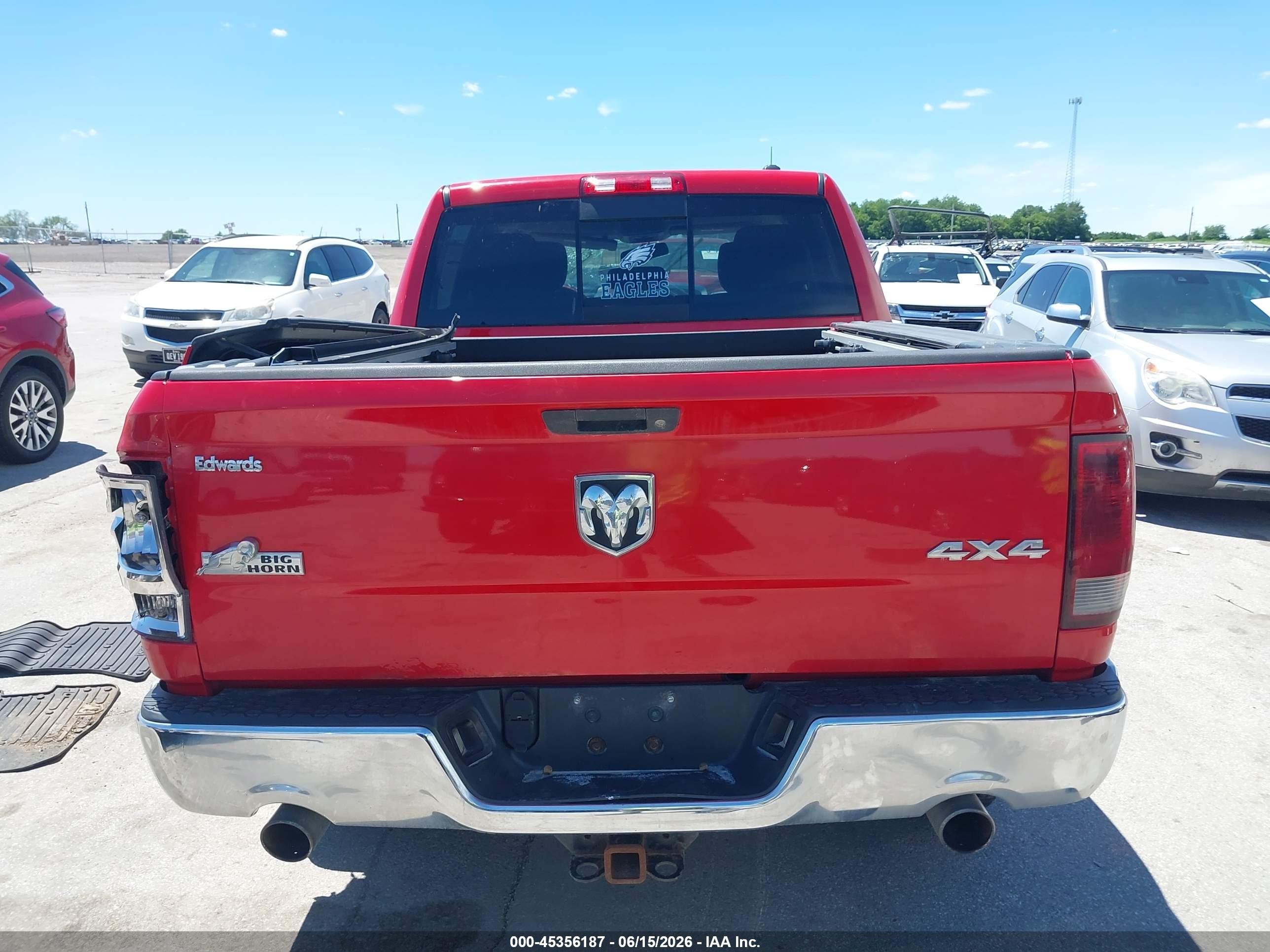 2011 Ram Ram 1500 Slt Красный vin: 1D7RV1CT4BS531025