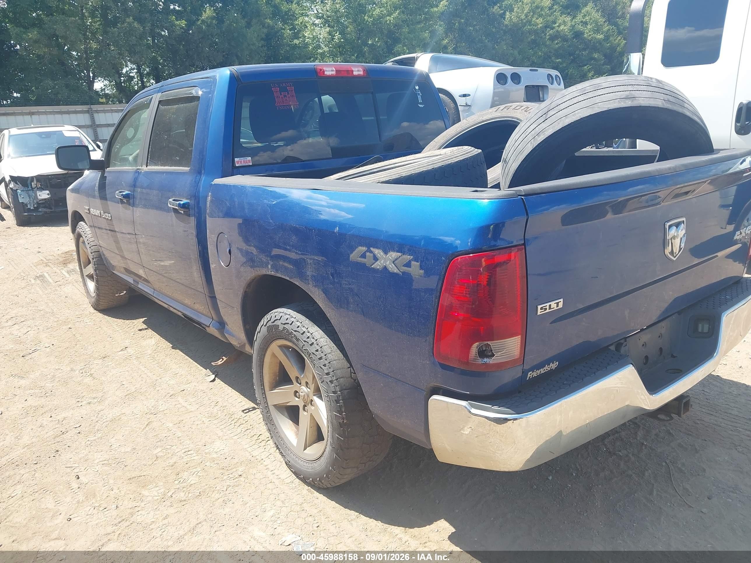 2011 Ram Ram 1500 Slt Blue vin: 1D7RV1CT4BS532076