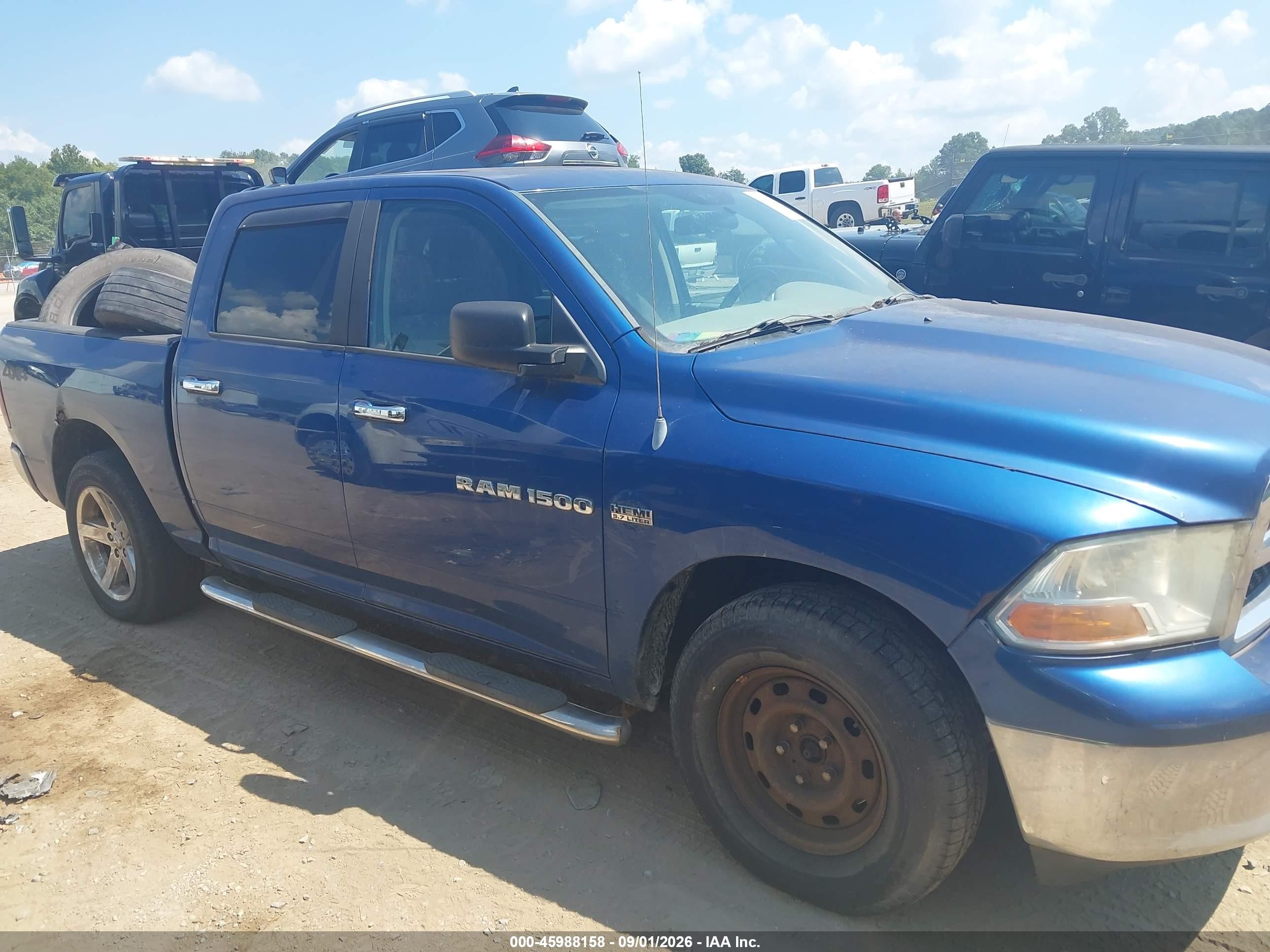 2011 Ram Ram 1500 Slt Blue vin: 1D7RV1CT4BS532076