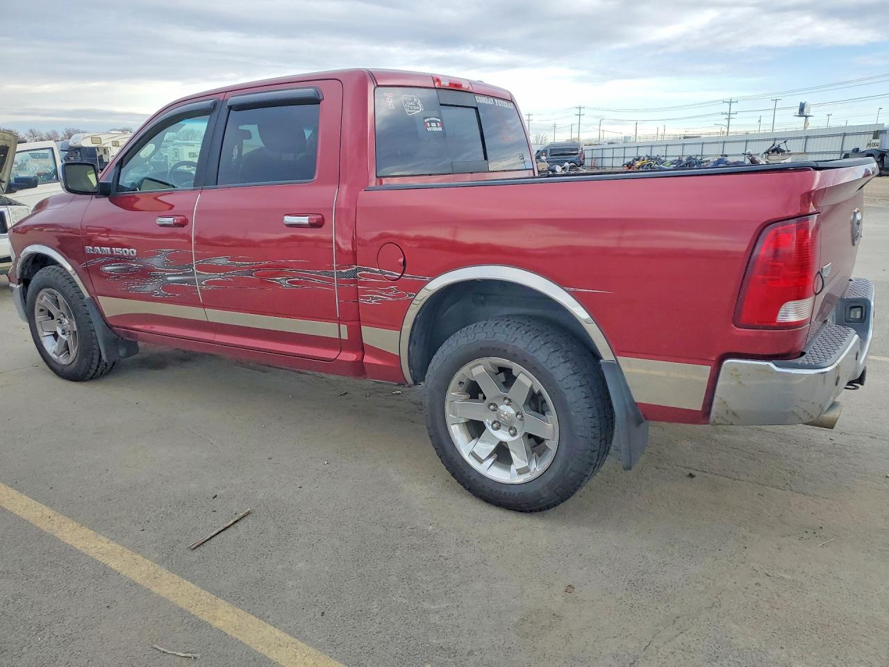 2011 Dodge Ram 1500 Red vin: 1D7RV1CT4BS552053