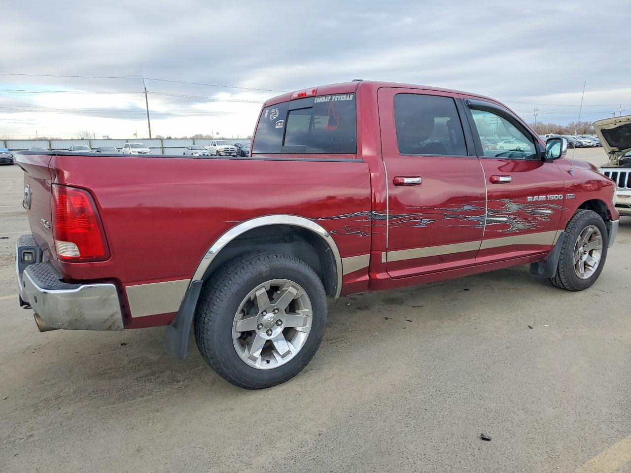 2011 Dodge Ram 1500 Red vin: 1D7RV1CT4BS552053