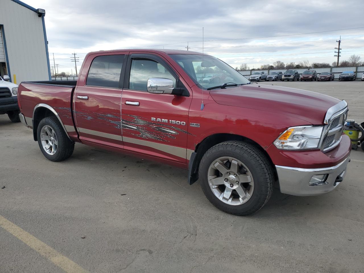 2011 Dodge Ram 1500 Red vin: 1D7RV1CT4BS552053 Damage: Right Front Fender, Rust, Severe Damage