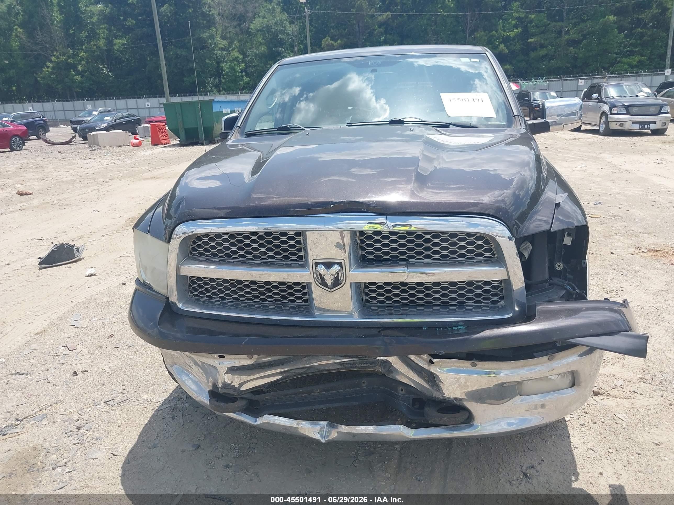 2011 Ram Ram 1500 Laramie Brown vin: 1D7RV1CT4BS646157
