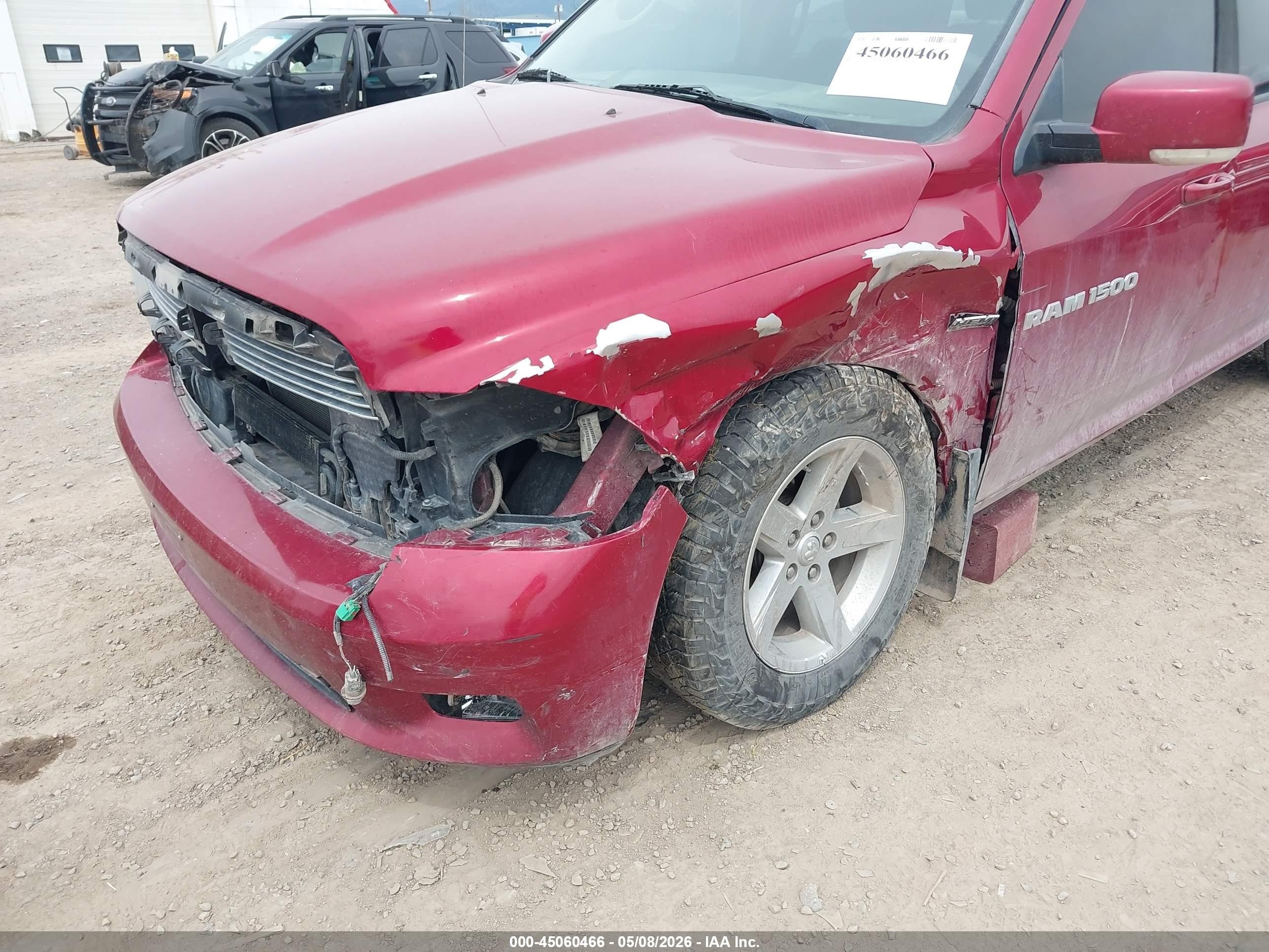 2011 Ram Ram 1500 Sport Темно-бордовый vin: 1D7RV1CT4BS660589