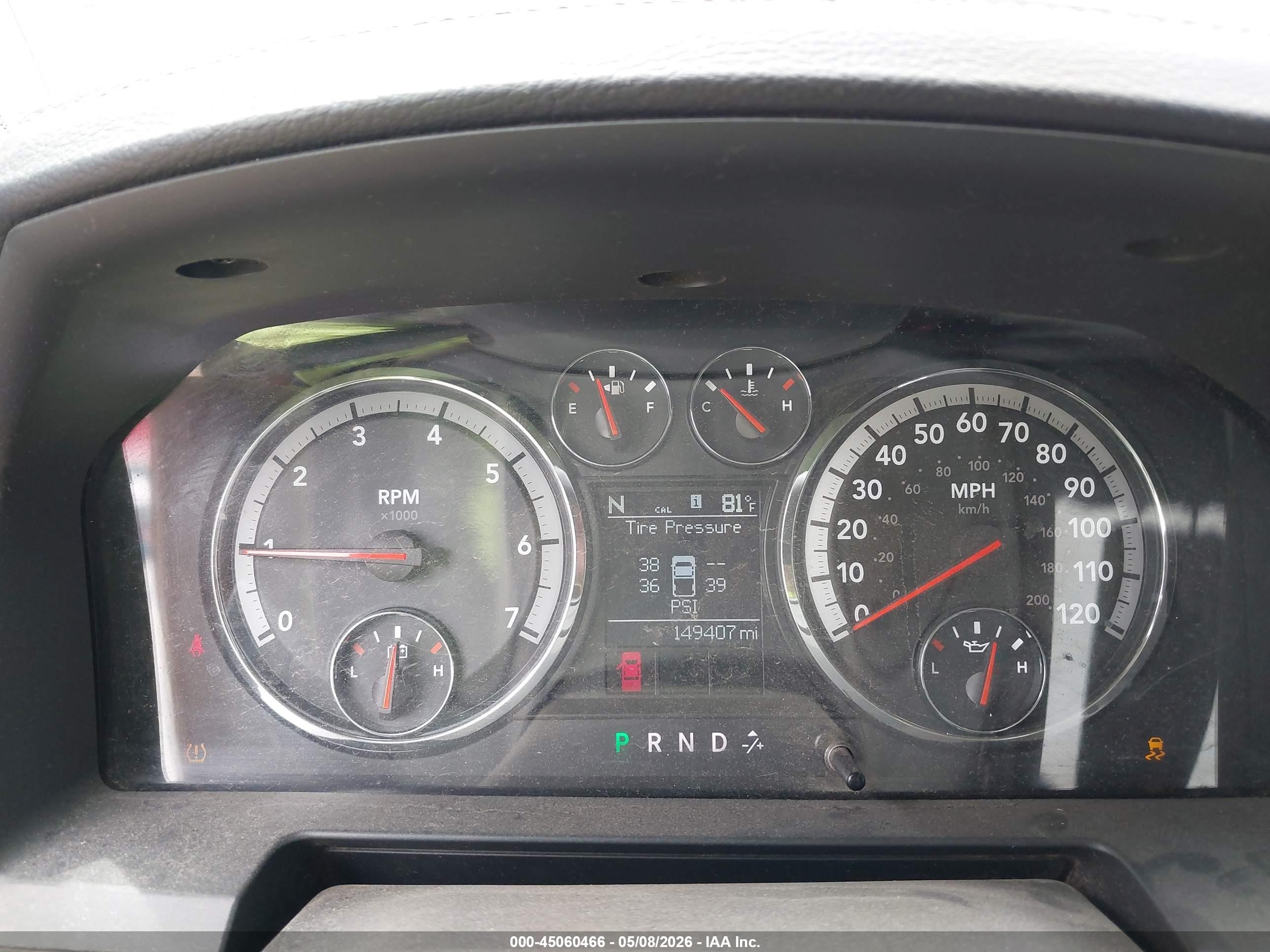 2011 Ram Ram 1500 Sport Темно-бордовый vin: 1D7RV1CT4BS660589