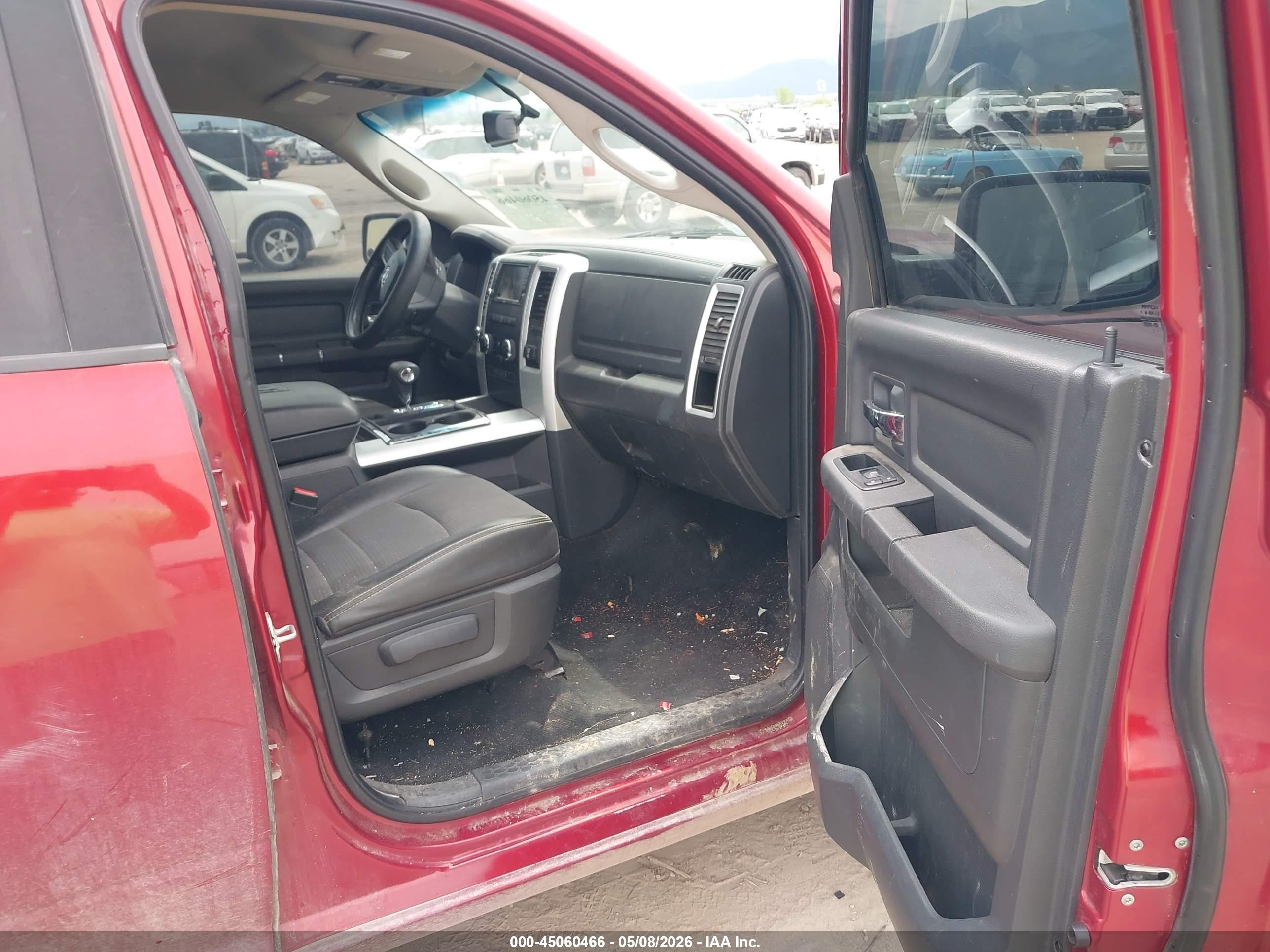2011 Ram Ram 1500 Sport Темно-бордовый vin: 1D7RV1CT4BS660589