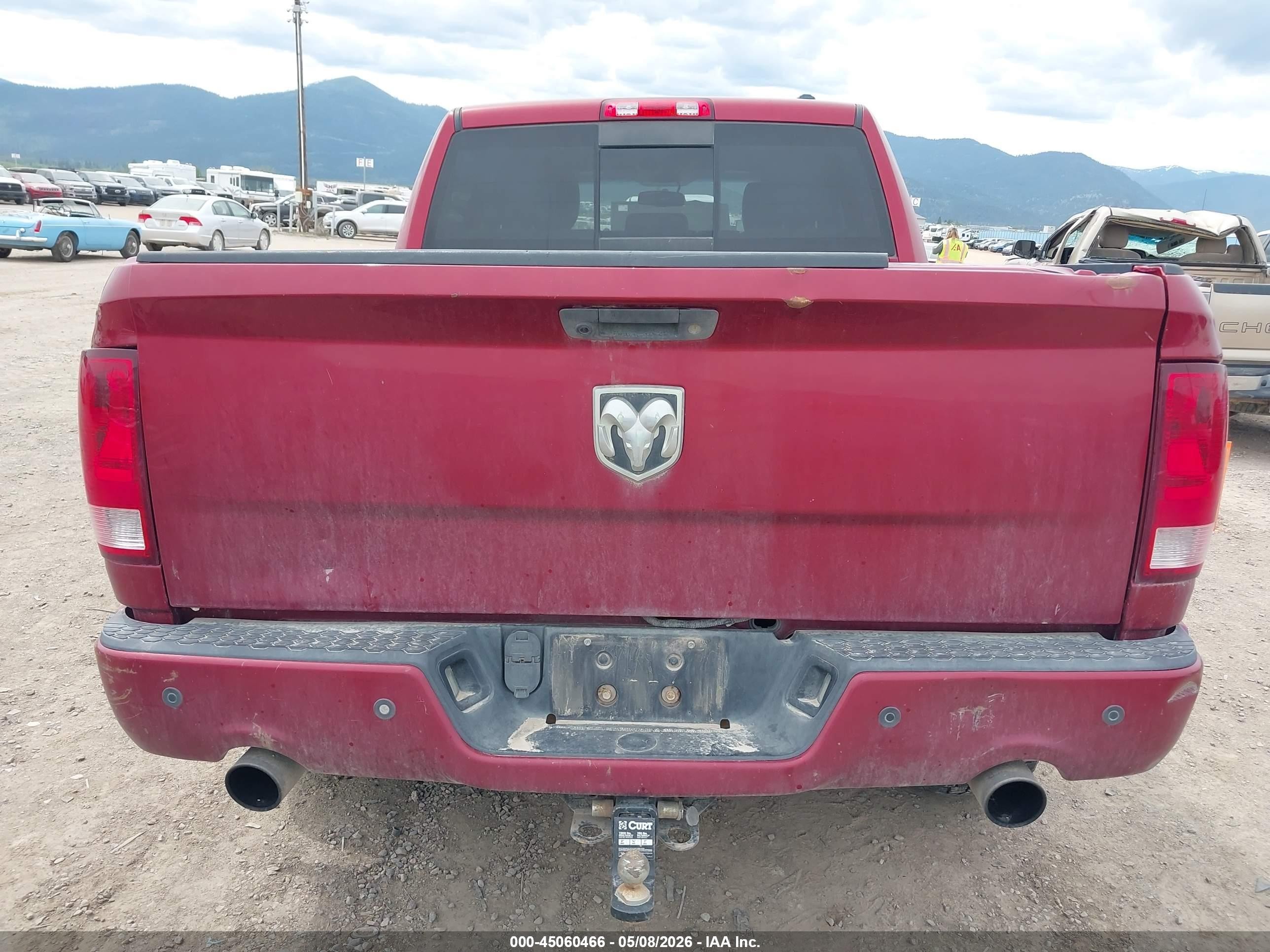 2011 Ram Ram 1500 Sport Темно-бордовый vin: 1D7RV1CT4BS660589