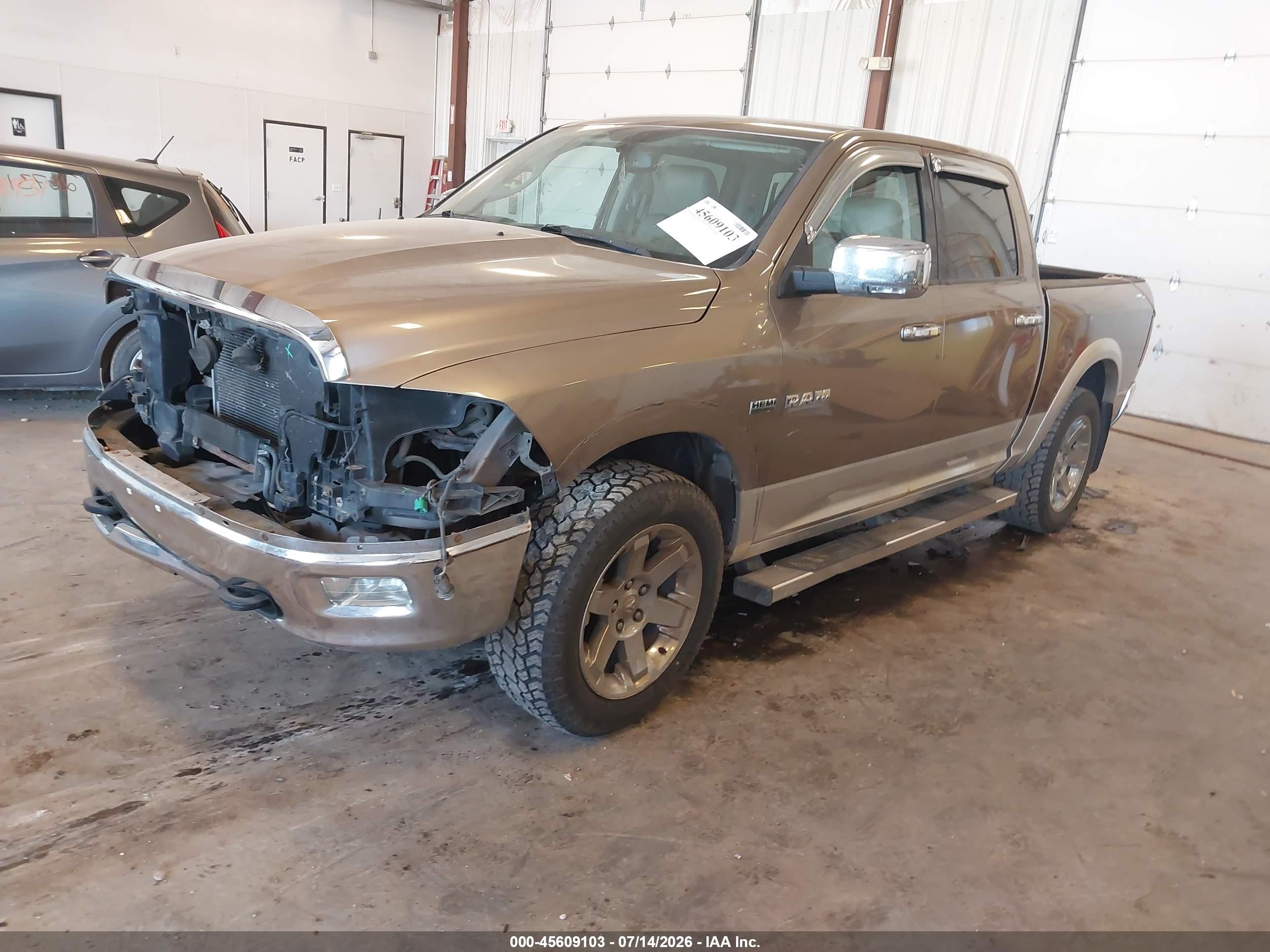 2010 Dodge Ram 1500 Laramie Brown vin: 1D7RV1CT5AS180964