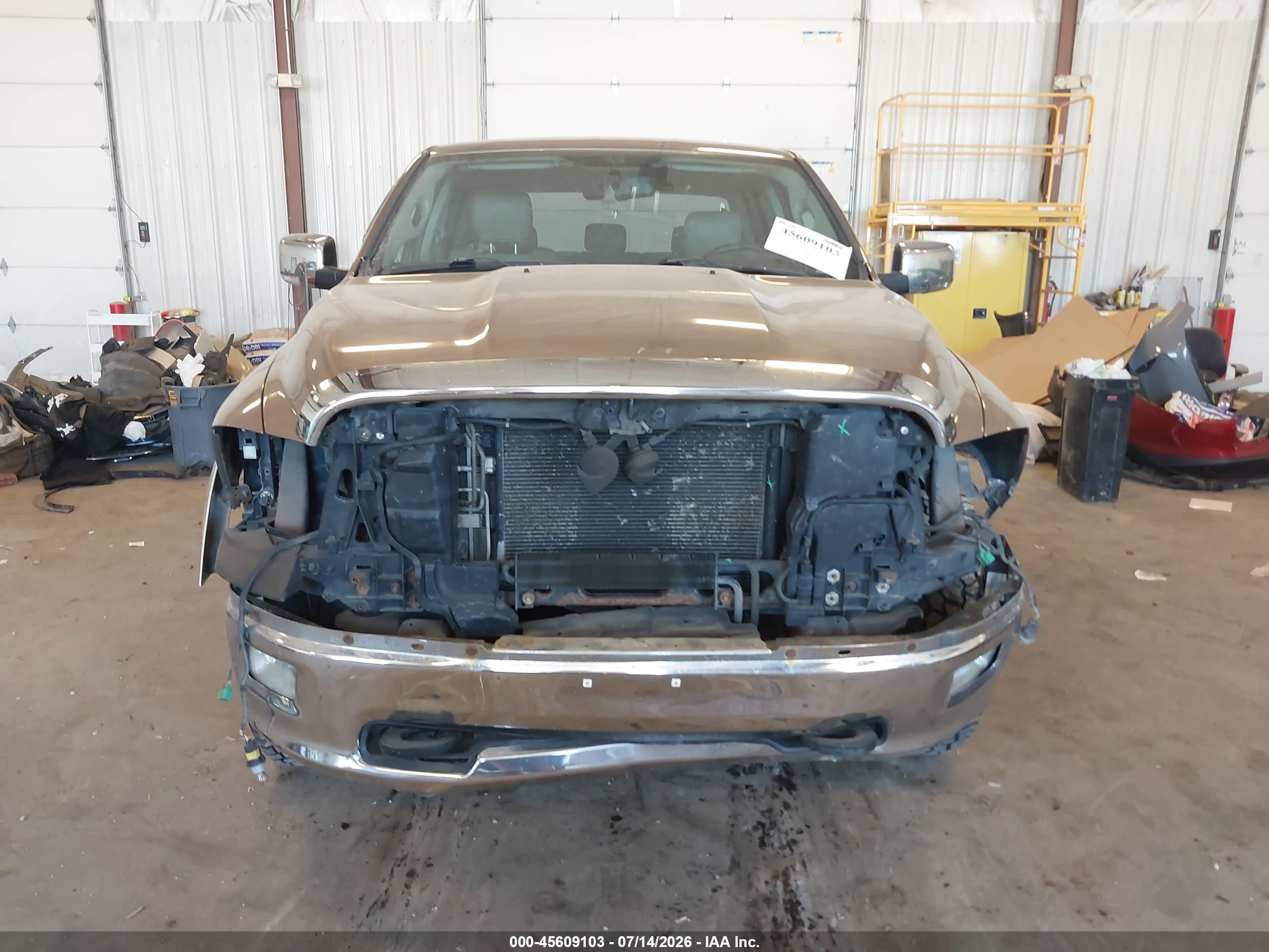 2010 Dodge Ram 1500 Laramie Brown vin: 1D7RV1CT5AS180964