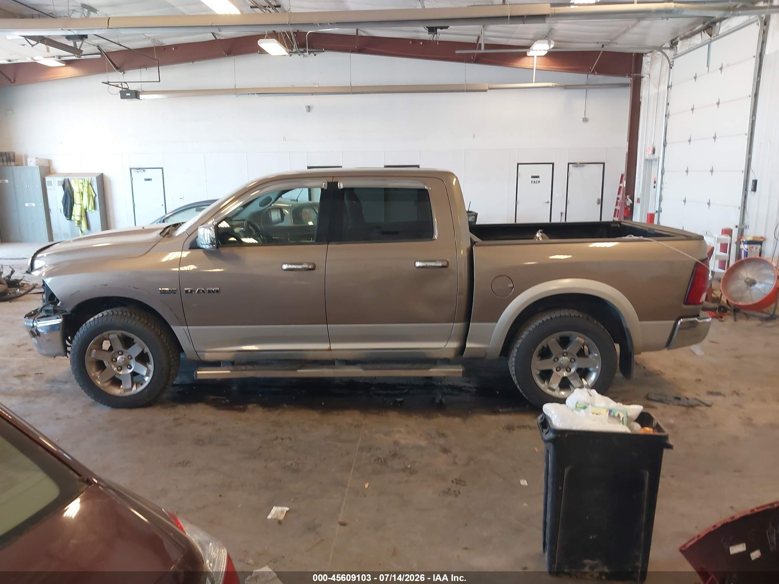 2010 Dodge Ram 1500 Laramie Brown vin: 1D7RV1CT5AS180964