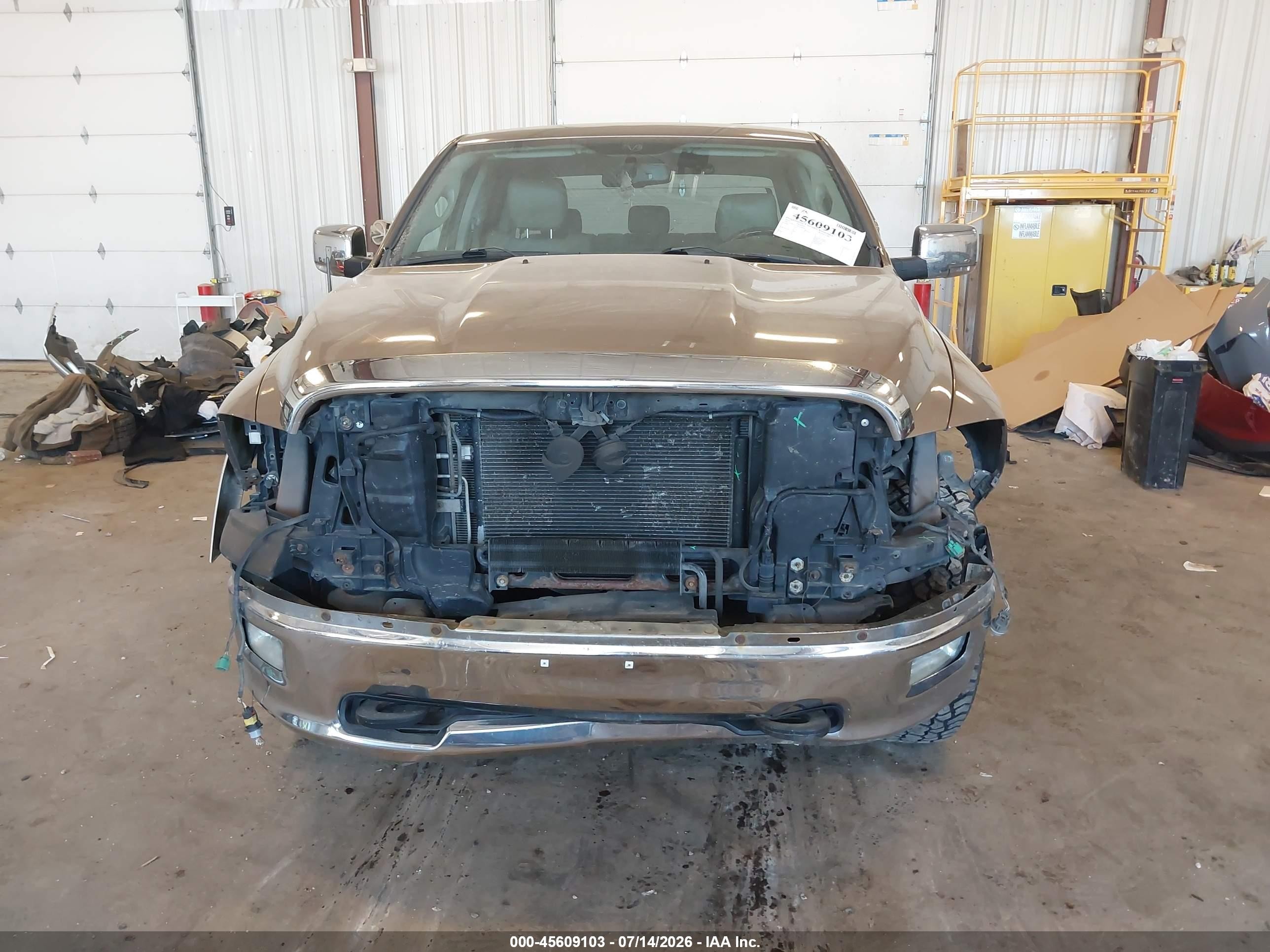 2010 Dodge Ram 1500 Laramie Brown vin: 1D7RV1CT5AS180964