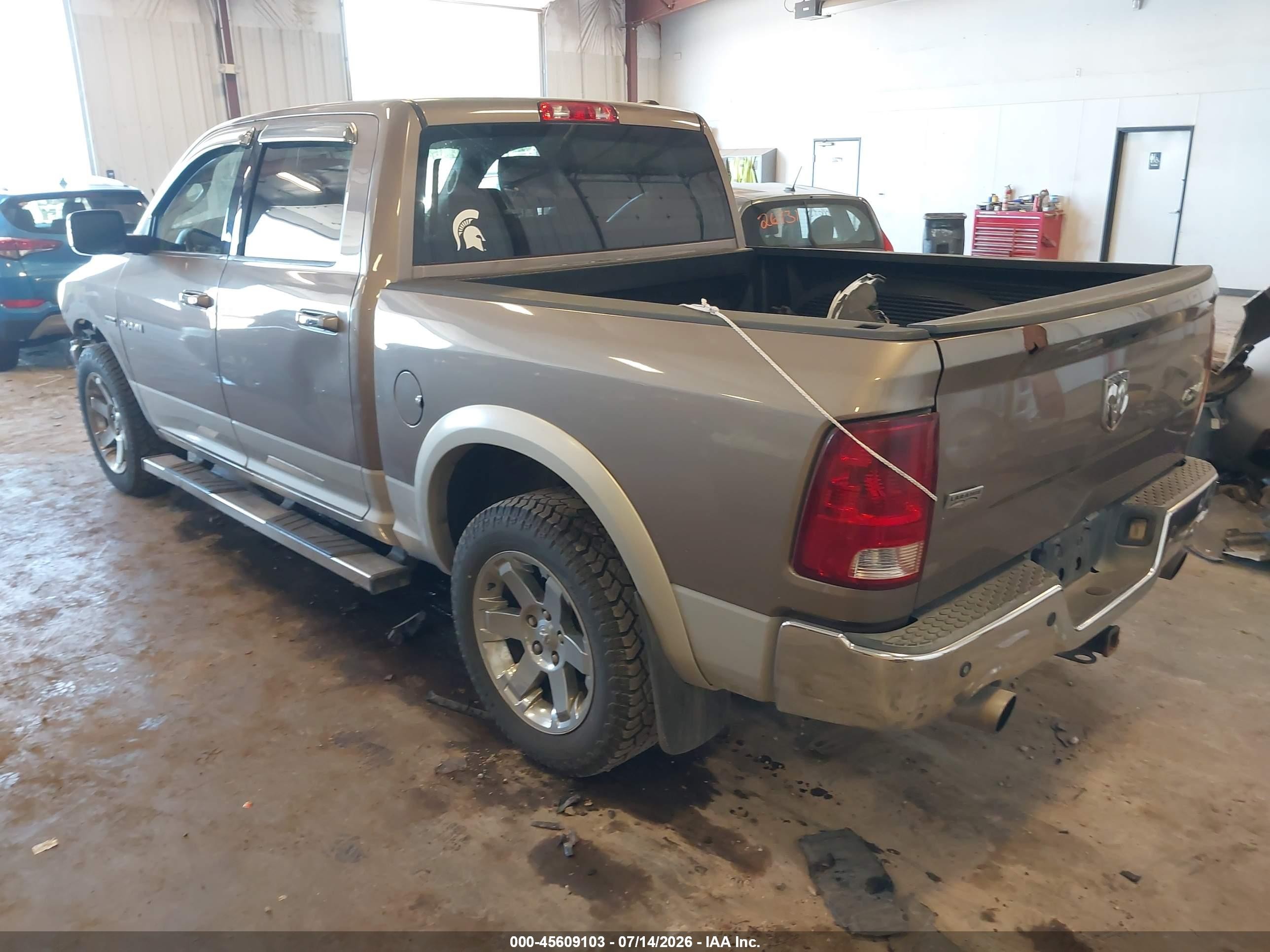 2010 Dodge Ram 1500 Laramie Brown vin: 1D7RV1CT5AS180964