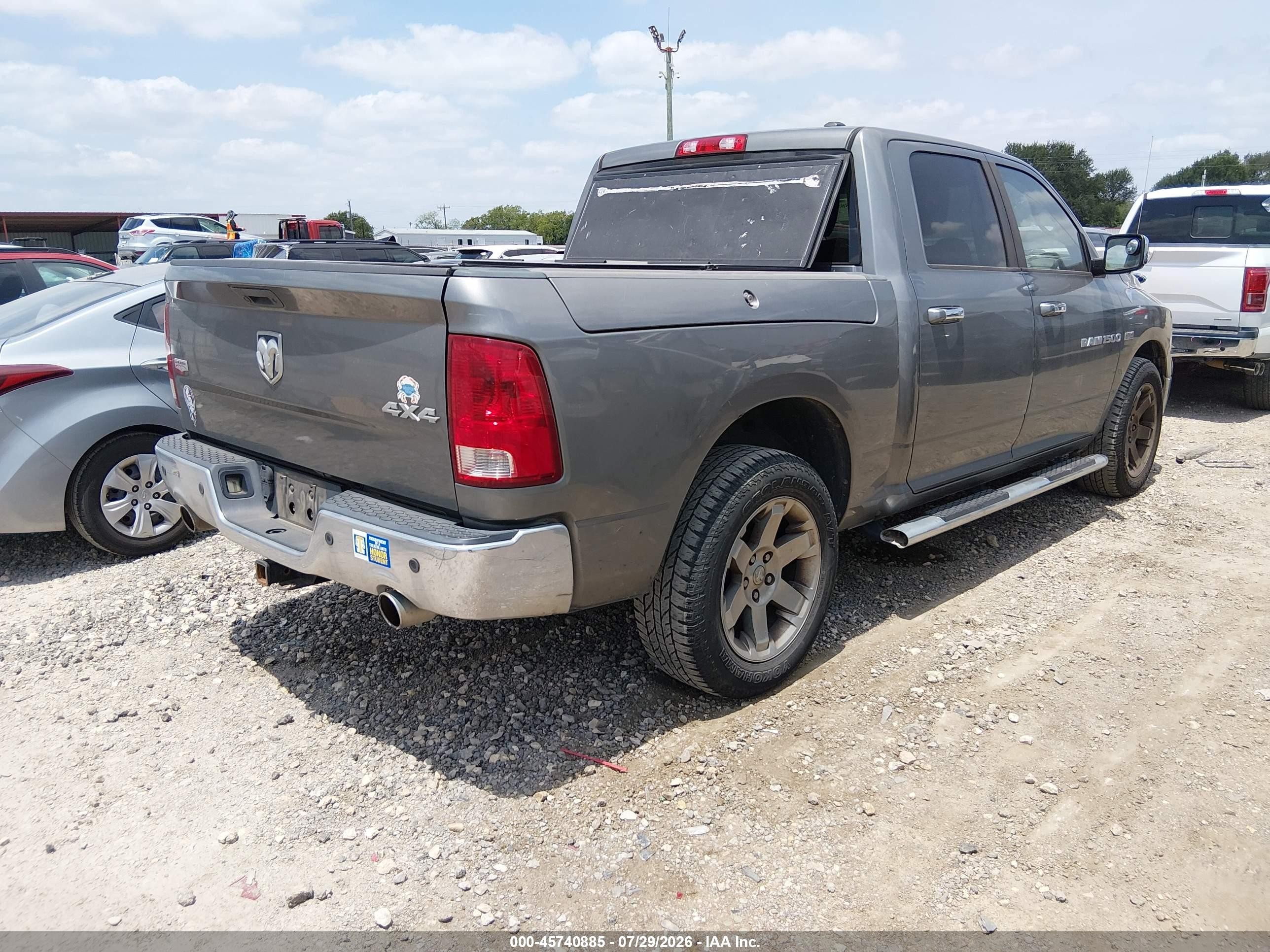 2011 Ram Ram 1500 Laramie Gray vin: 1D7RV1CT5BS557116