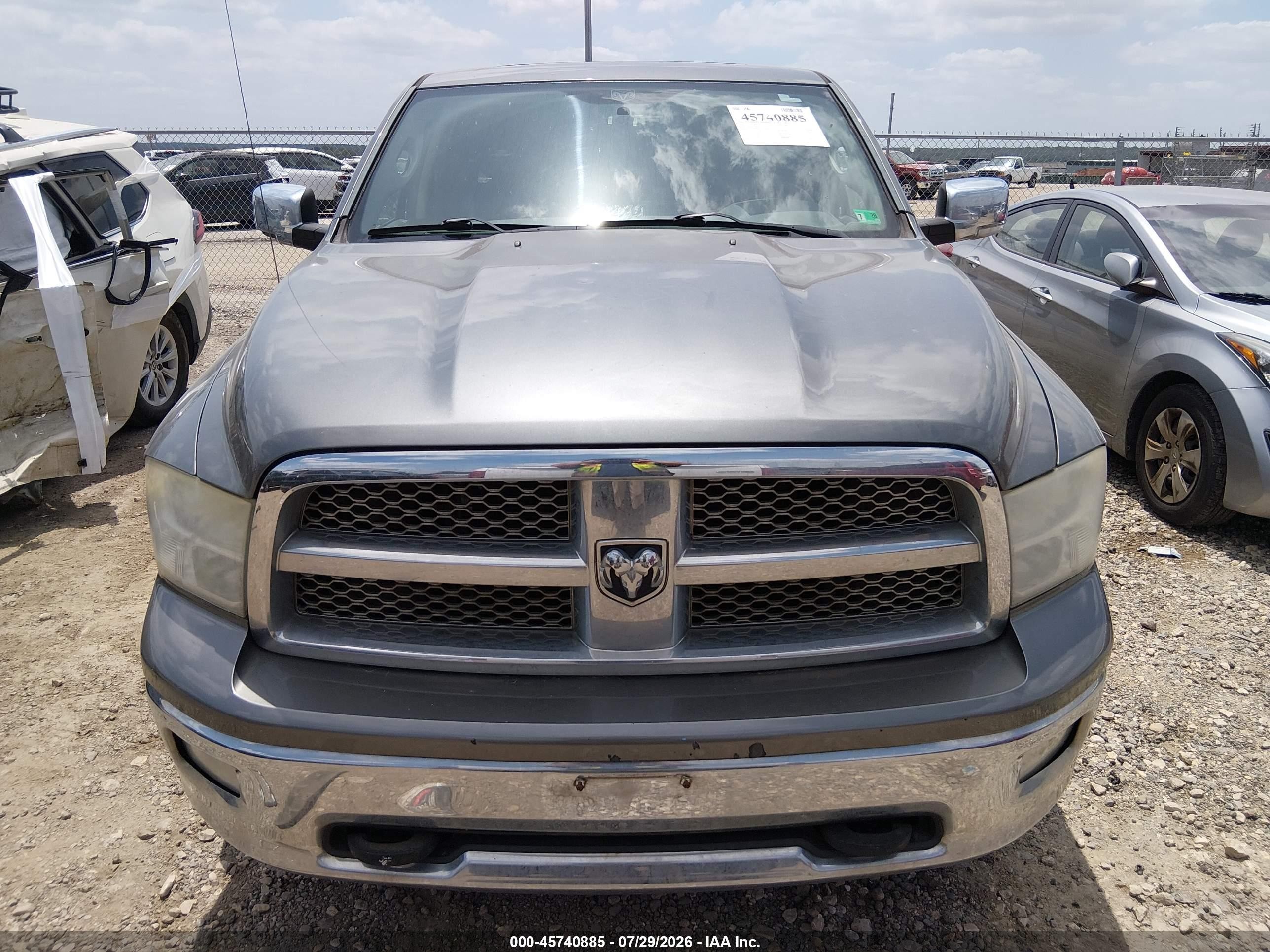 2011 Ram Ram 1500 Laramie Gray vin: 1D7RV1CT5BS557116