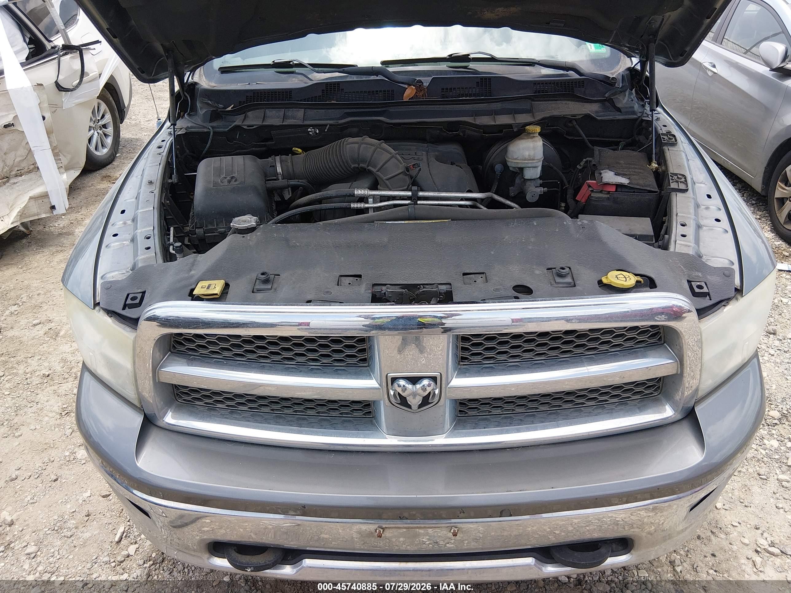 2011 Ram Ram 1500 Laramie Gray vin: 1D7RV1CT5BS557116