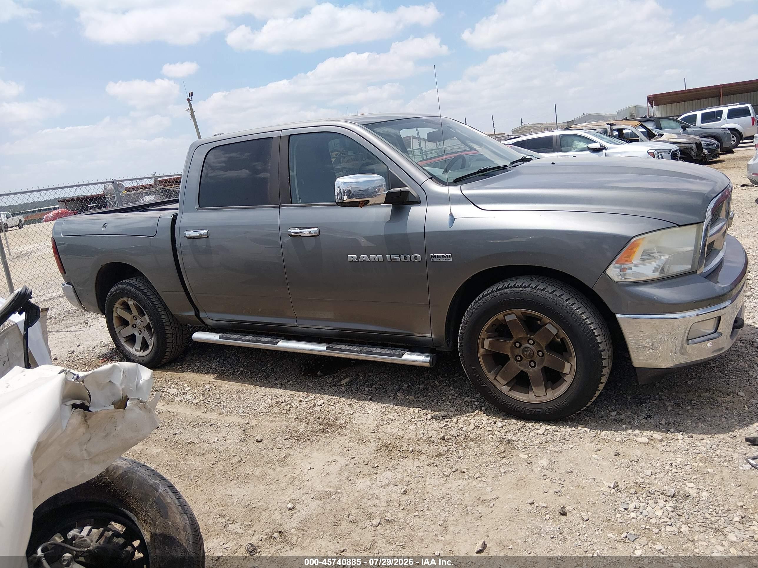 2011 Ram Ram 1500 Laramie Gray vin: 1D7RV1CT5BS557116