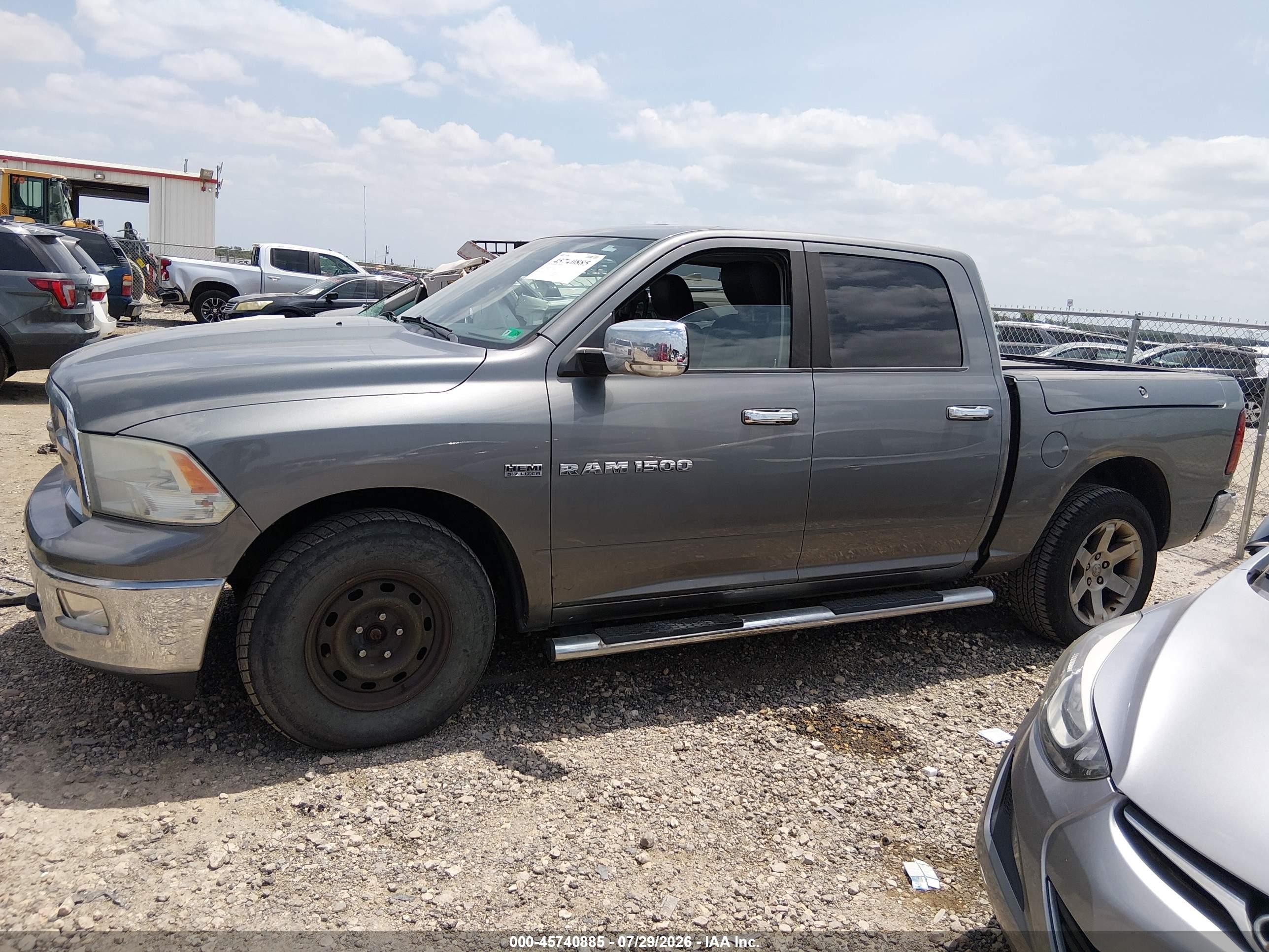 2011 Ram Ram 1500 Laramie Gray vin: 1D7RV1CT5BS557116