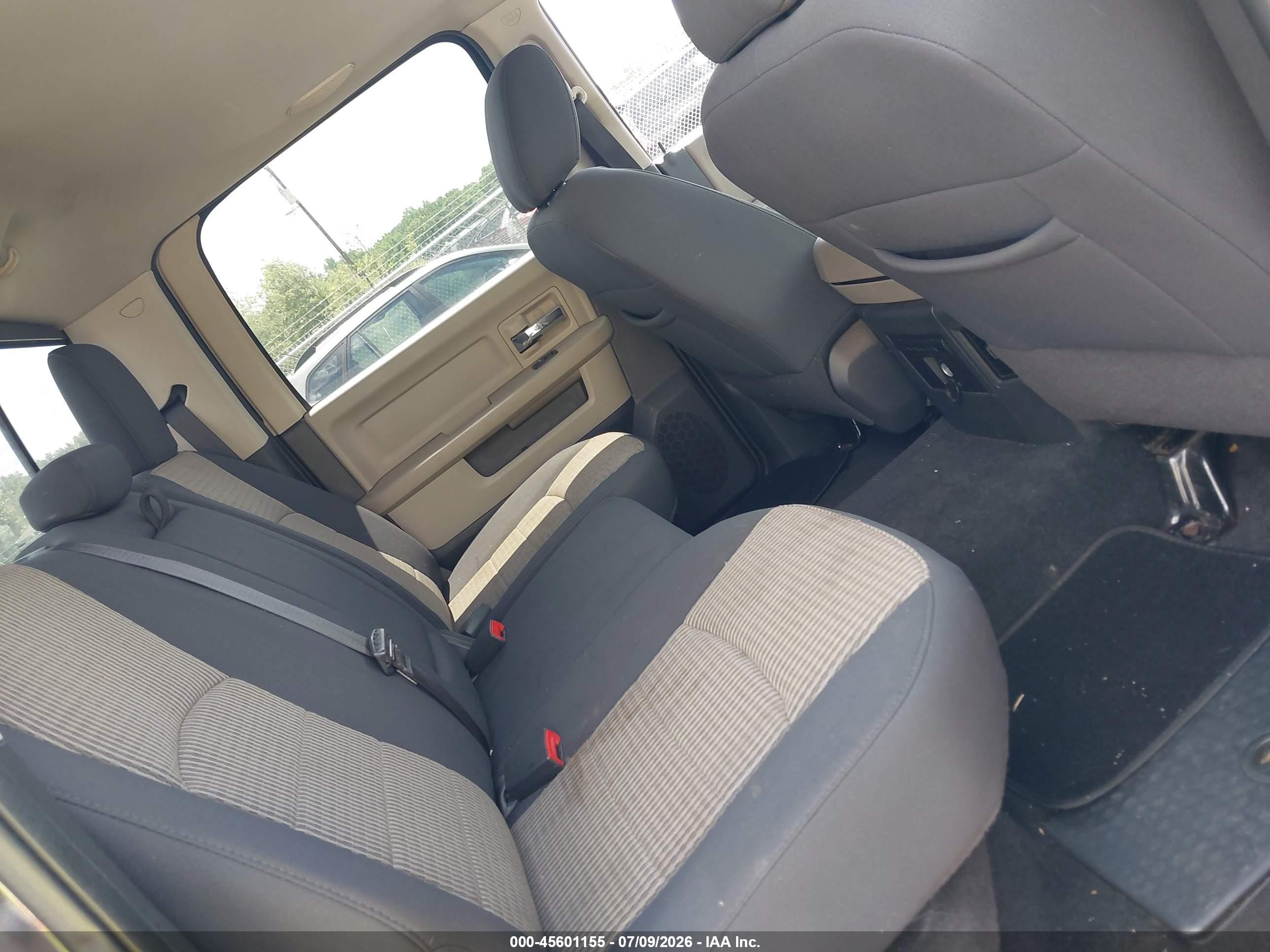 2011 Ram Ram 1500 Slt Black vin: 1D7RV1CT5BS597678