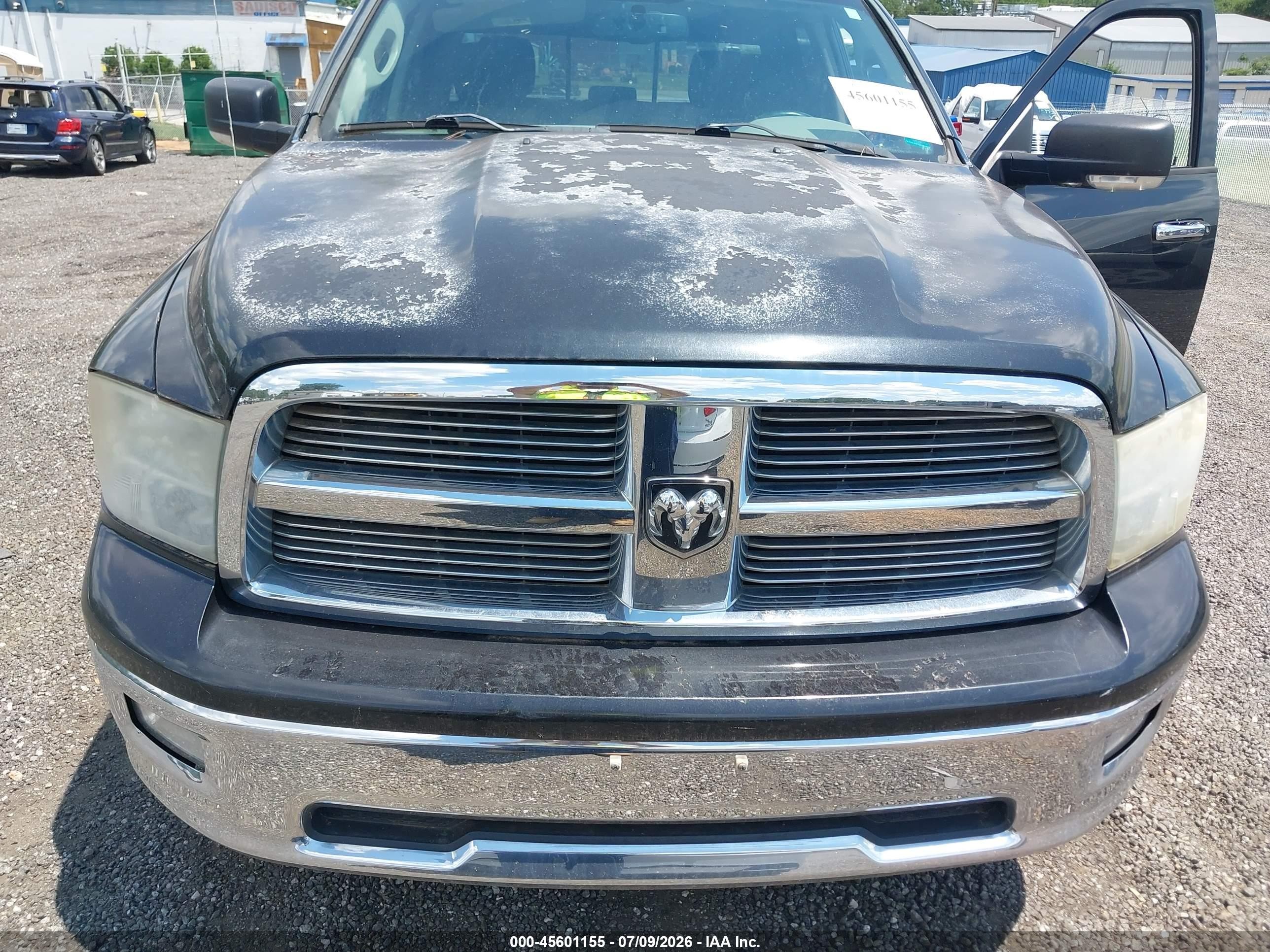 2011 Ram Ram 1500 Slt Black vin: 1D7RV1CT5BS597678