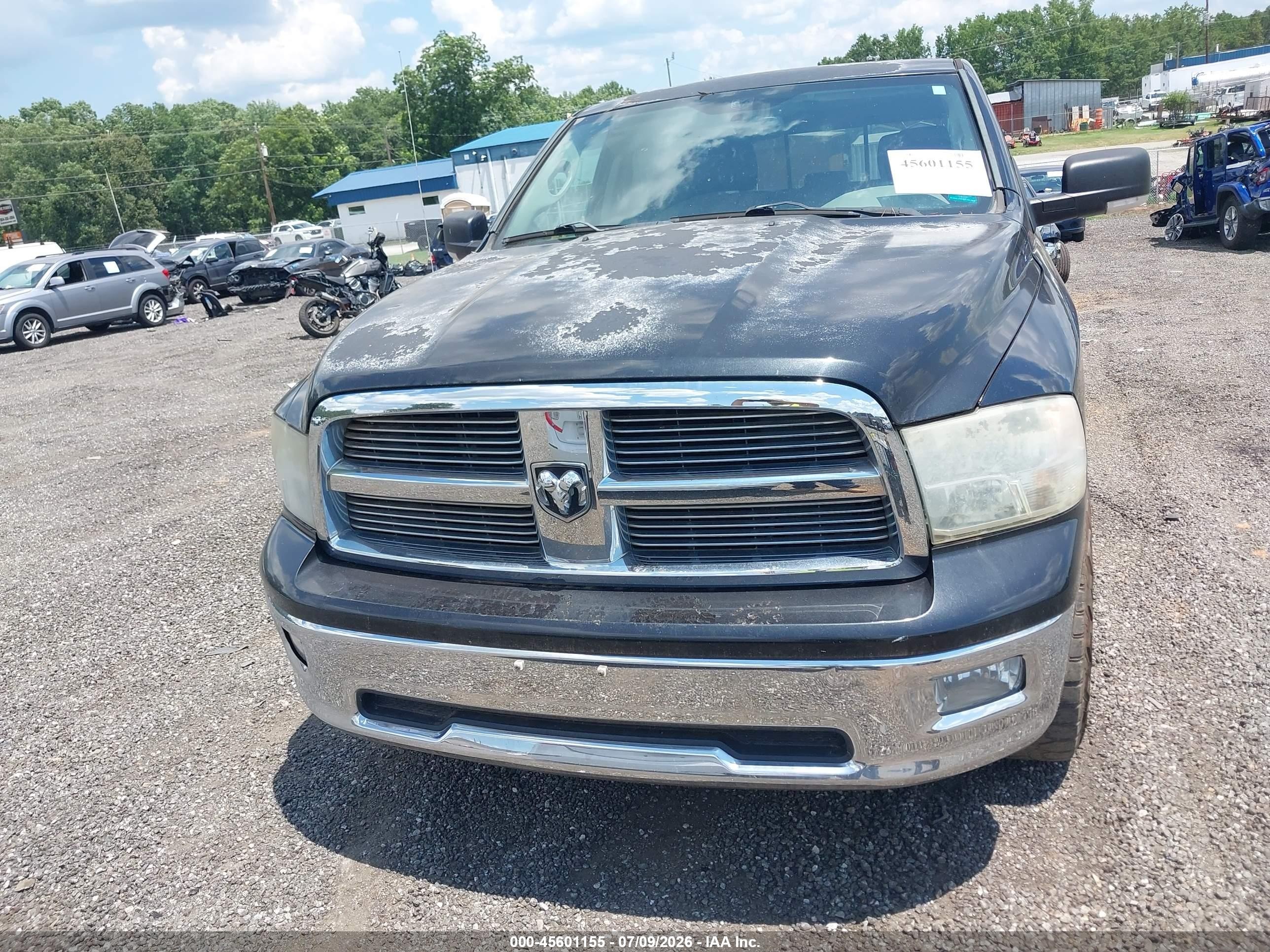 2011 Ram Ram 1500 Slt Black vin: 1D7RV1CT5BS597678