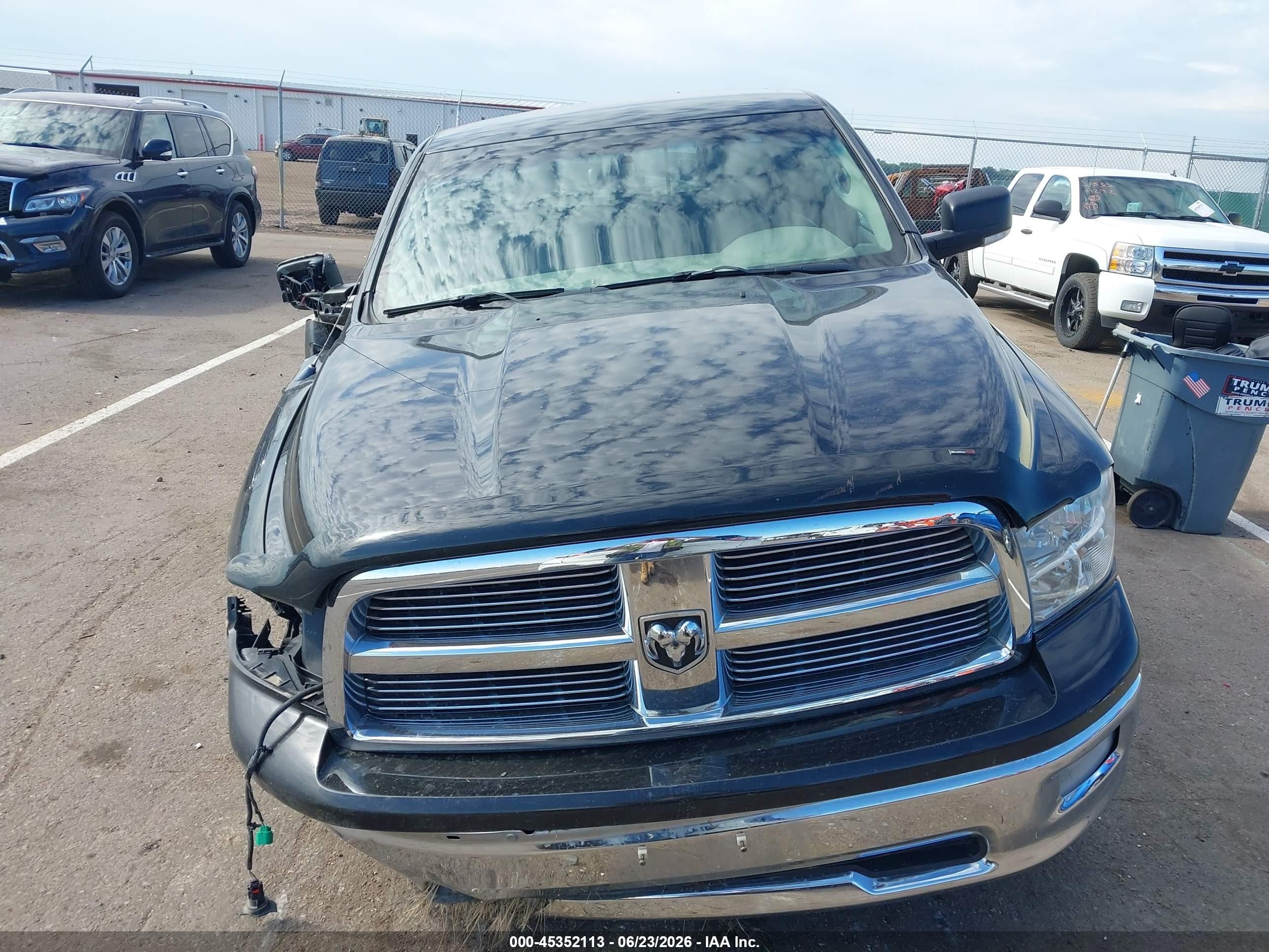 2011 Ram Ram 1500 Slt Black vin: 1D7RV1CT5BS622756