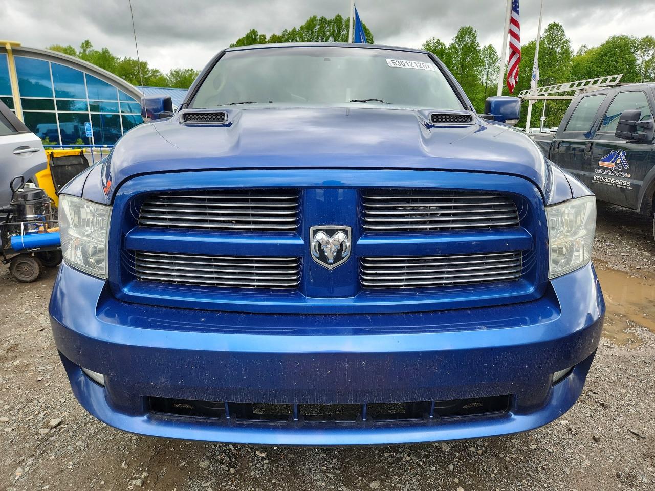 2011 Dodge Ram 1500 Blue vin: 1D7RV1CT5BS675926