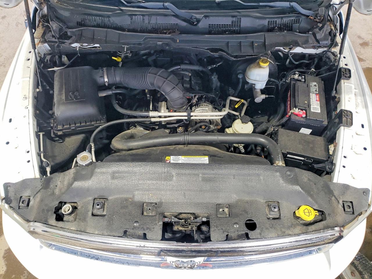 2010 Dodge Ram 1500 White vin: 1D7RV1CT6AS153739