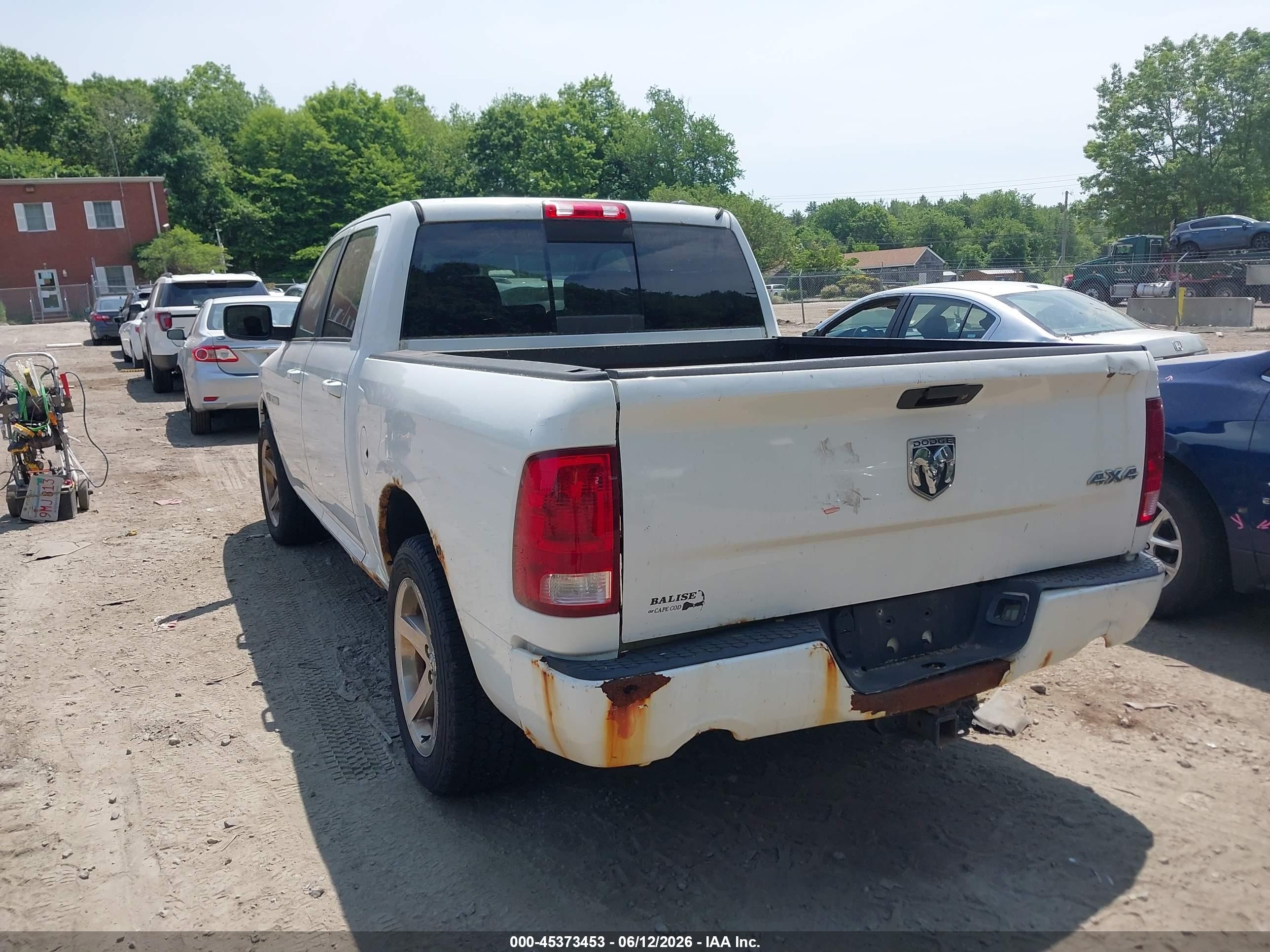 2010 Dodge Ram 1500 Slt/sport/trx White vin: 1D7RV1CT6AS177801