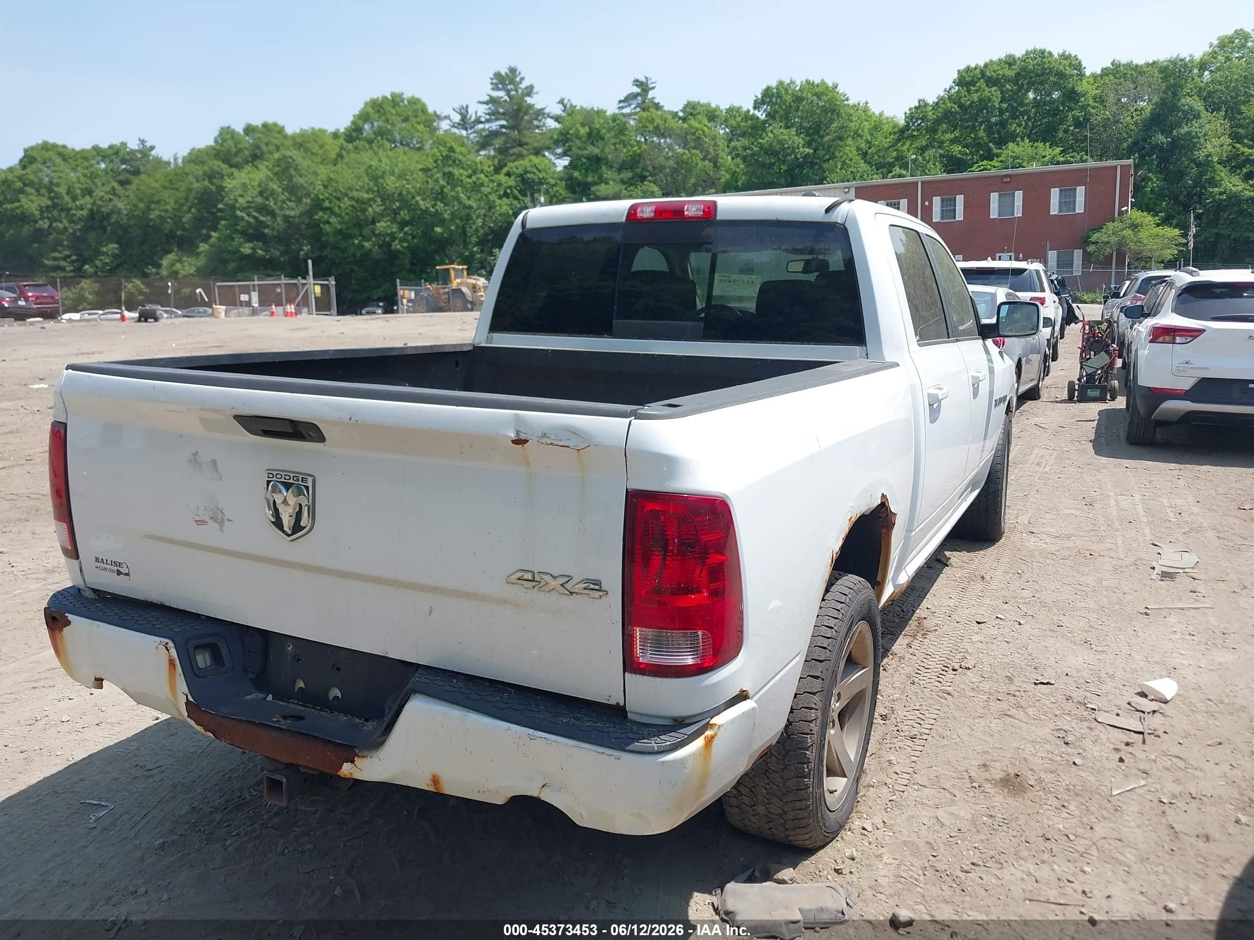 2010 Dodge Ram 1500 Slt/sport/trx White vin: 1D7RV1CT6AS177801
