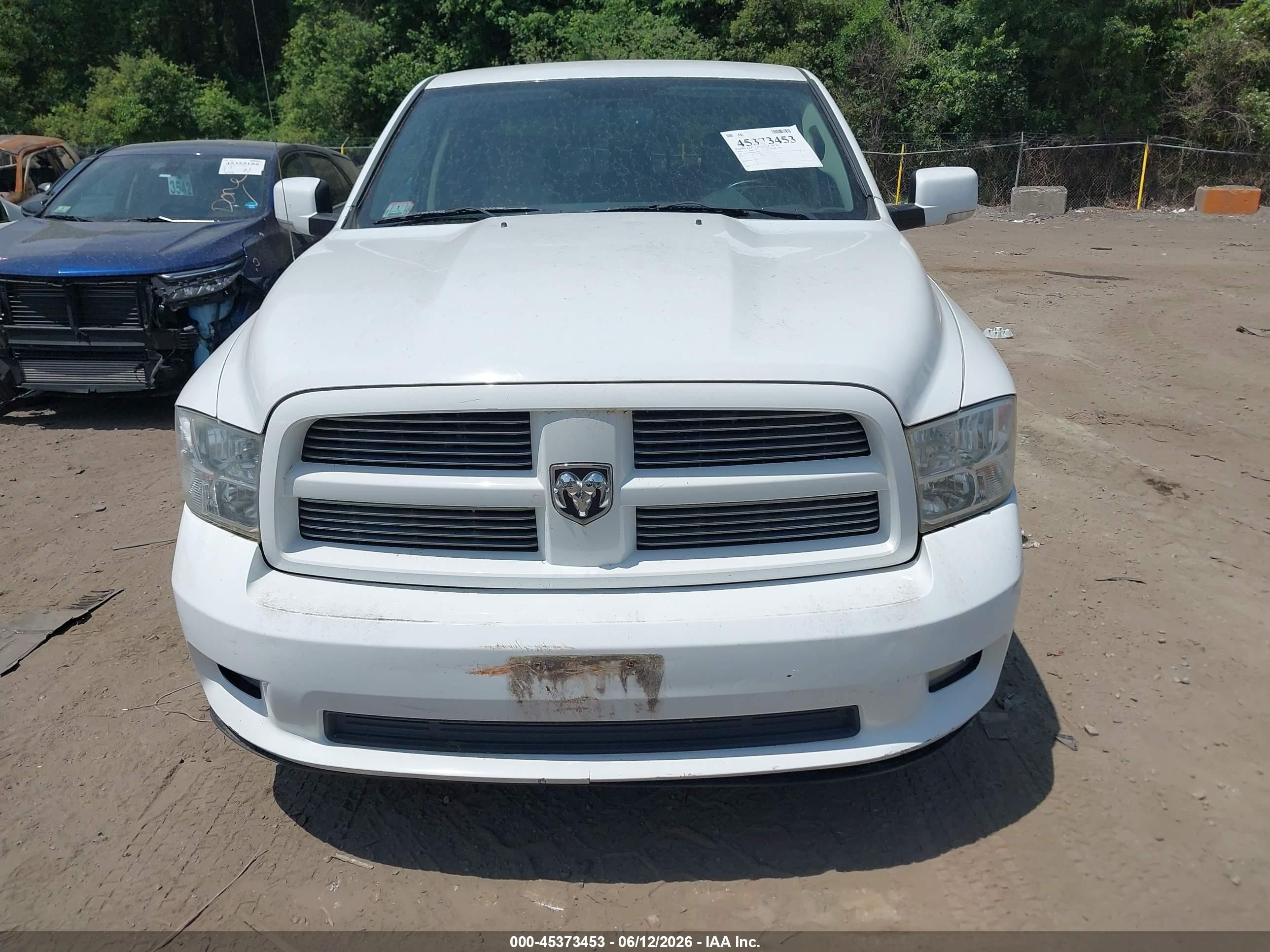 2010 Dodge Ram 1500 Slt/sport/trx White vin: 1D7RV1CT6AS177801