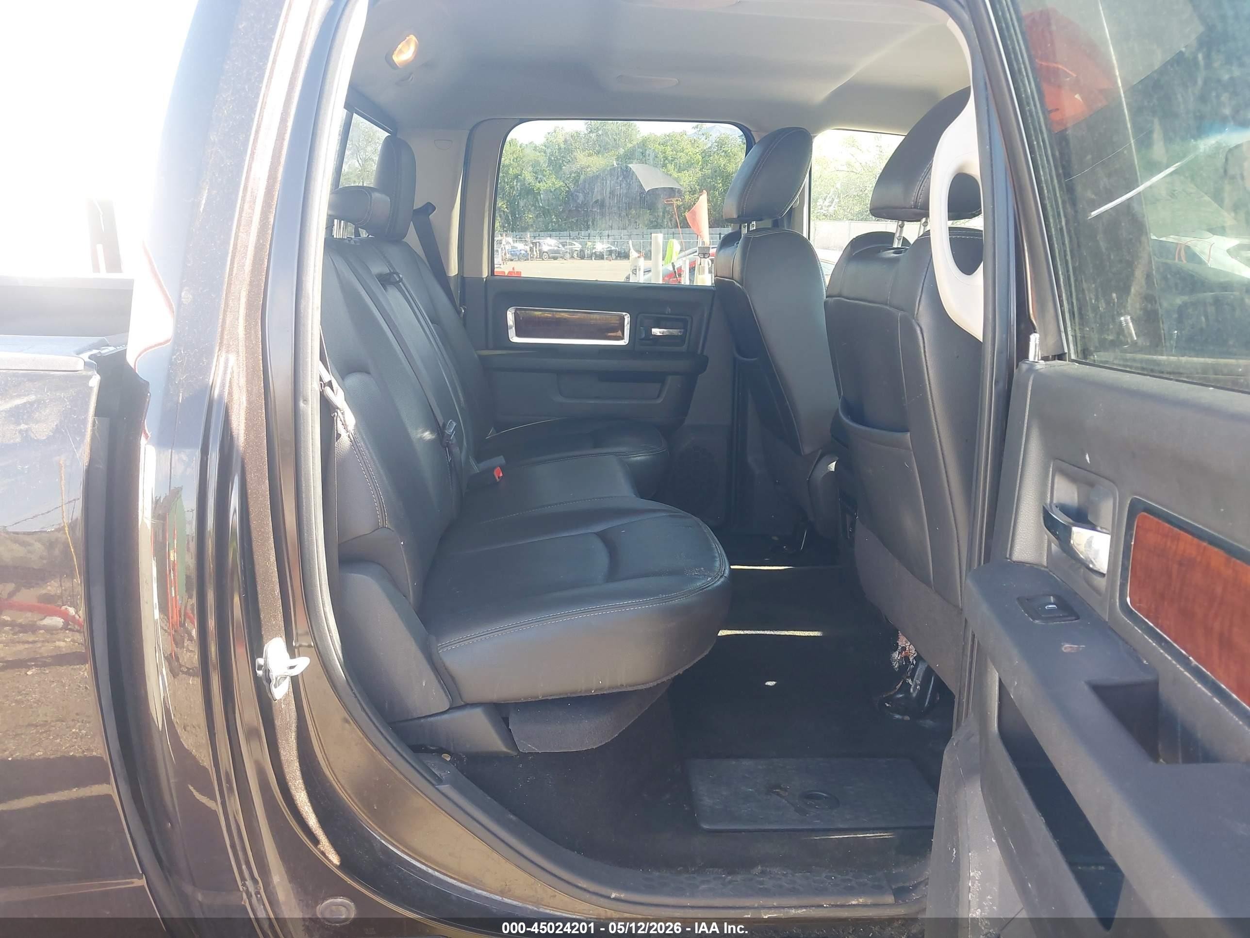2011 Ram Ram 1500 Laramie Black vin: 1D7RV1CT6BS565743