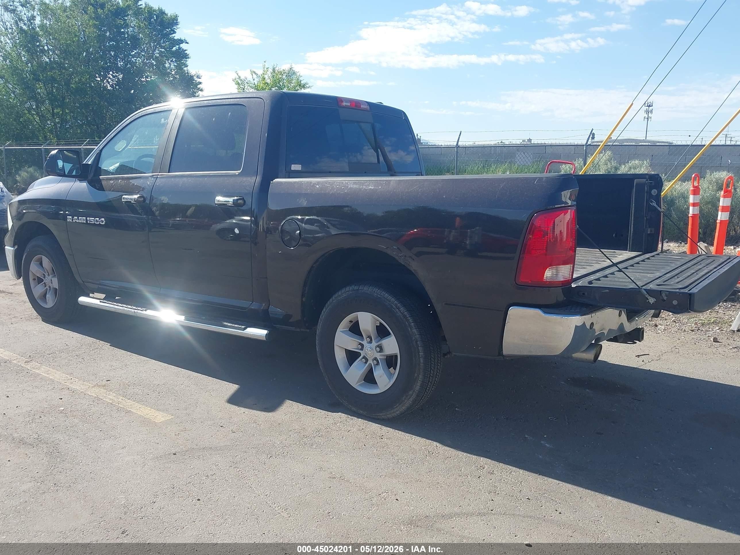 2011 Ram Ram 1500 Laramie Black vin: 1D7RV1CT6BS565743