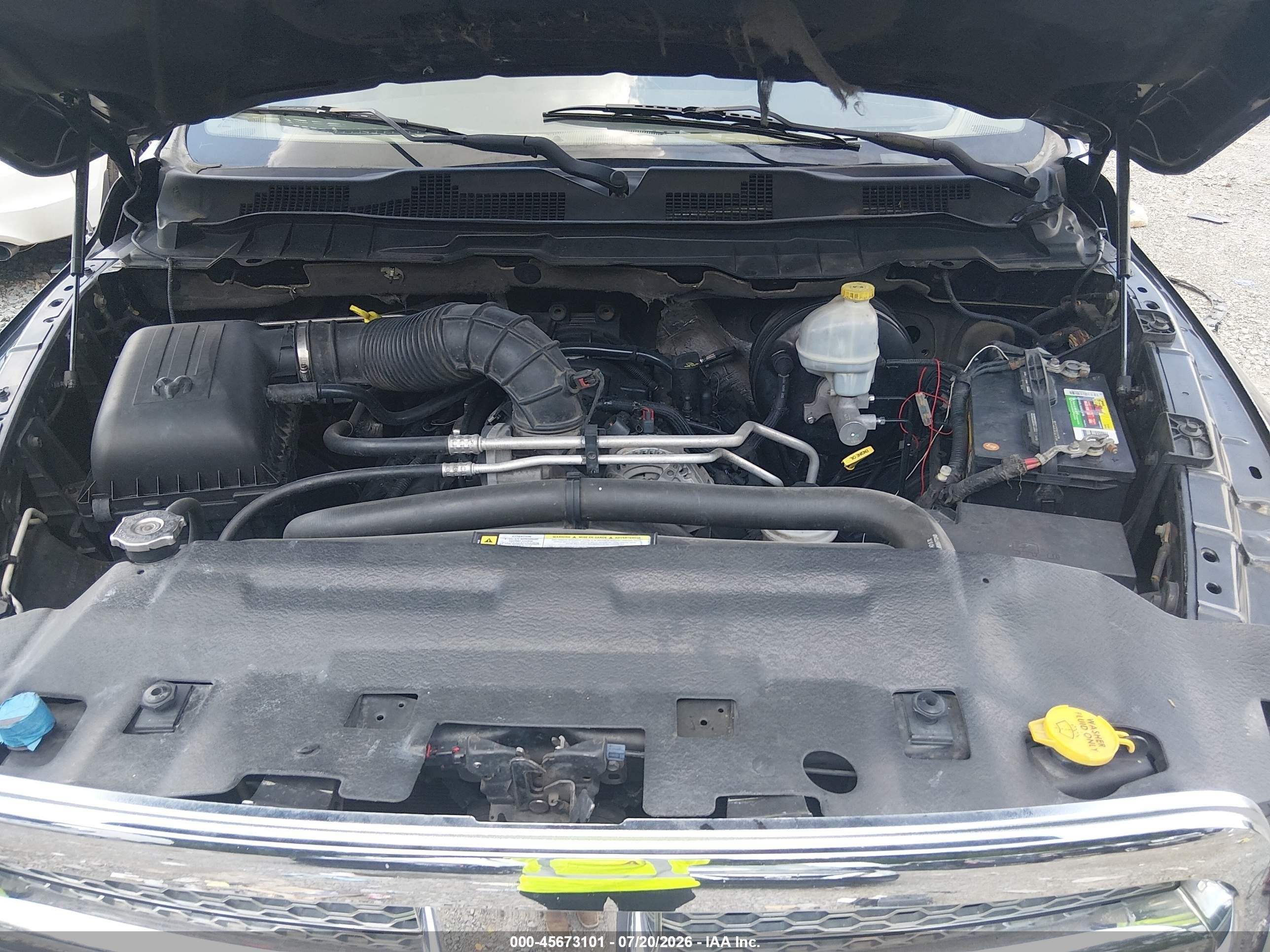 2011 Ram Ram 1500 Laramie Черный vin: 1D7RV1CT6BS616402