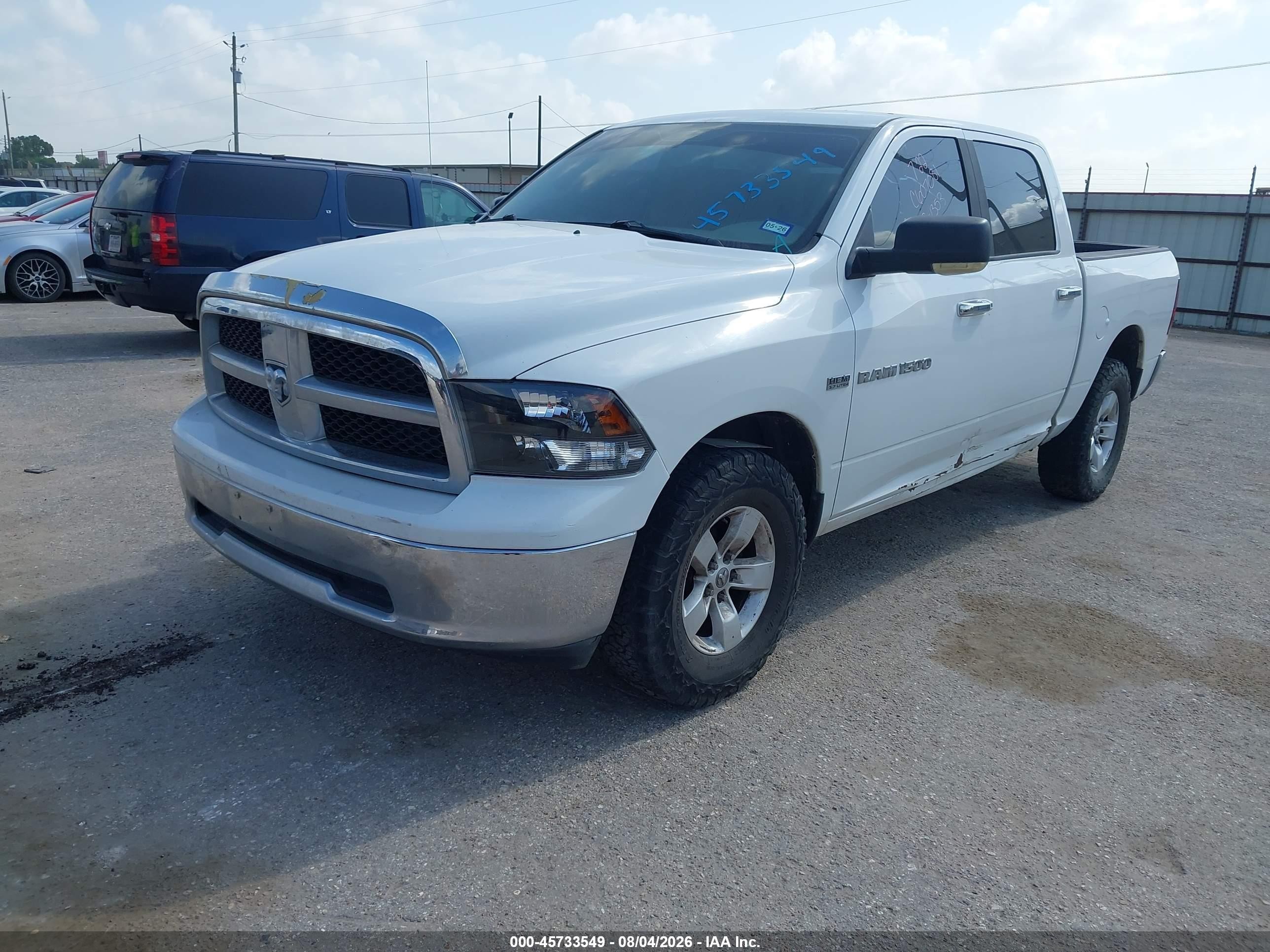 2011 Ram Ram 1500 Slt White vin: 1D7RV1CT6BS631353