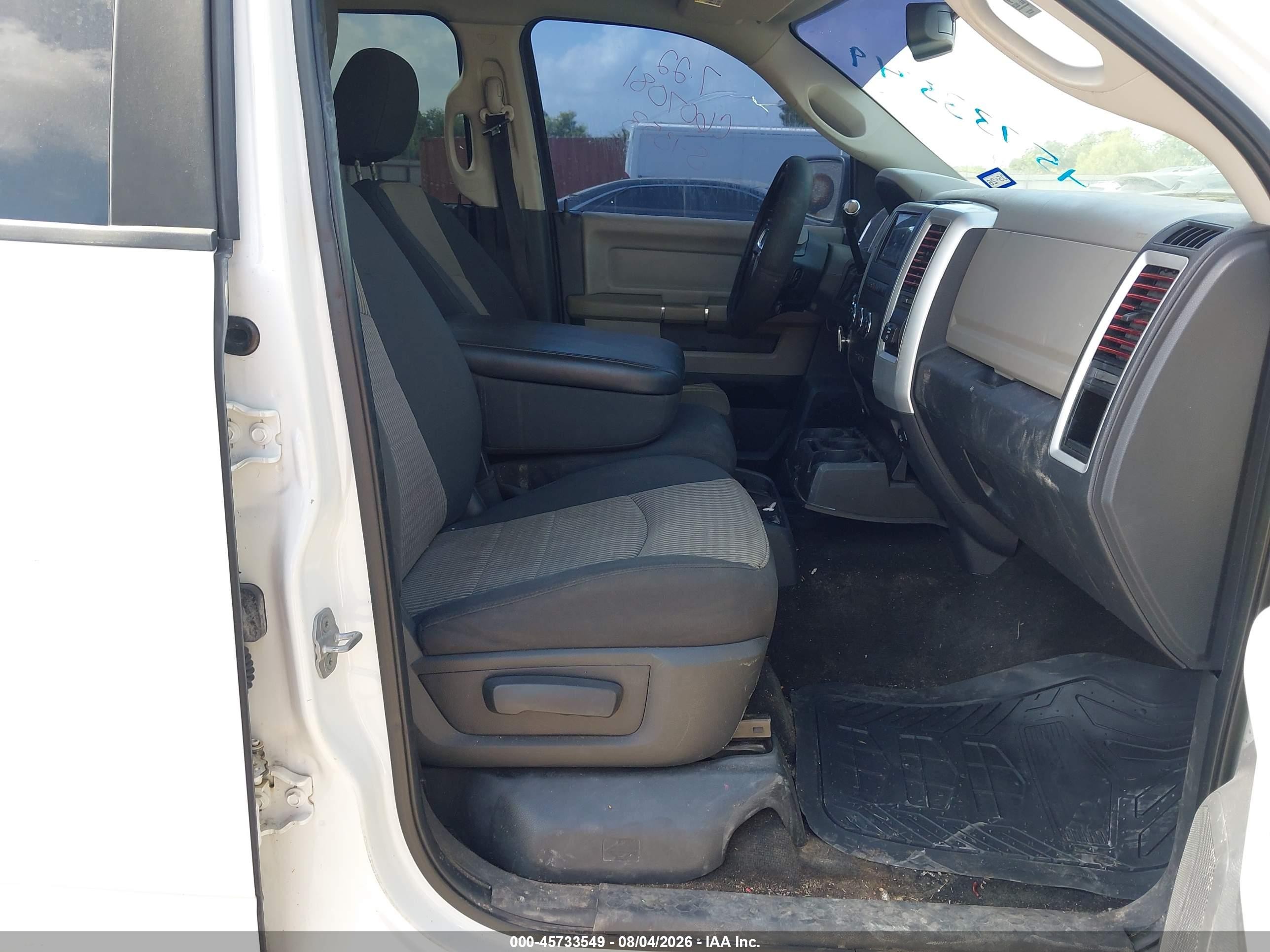 2011 Ram Ram 1500 Slt White vin: 1D7RV1CT6BS631353