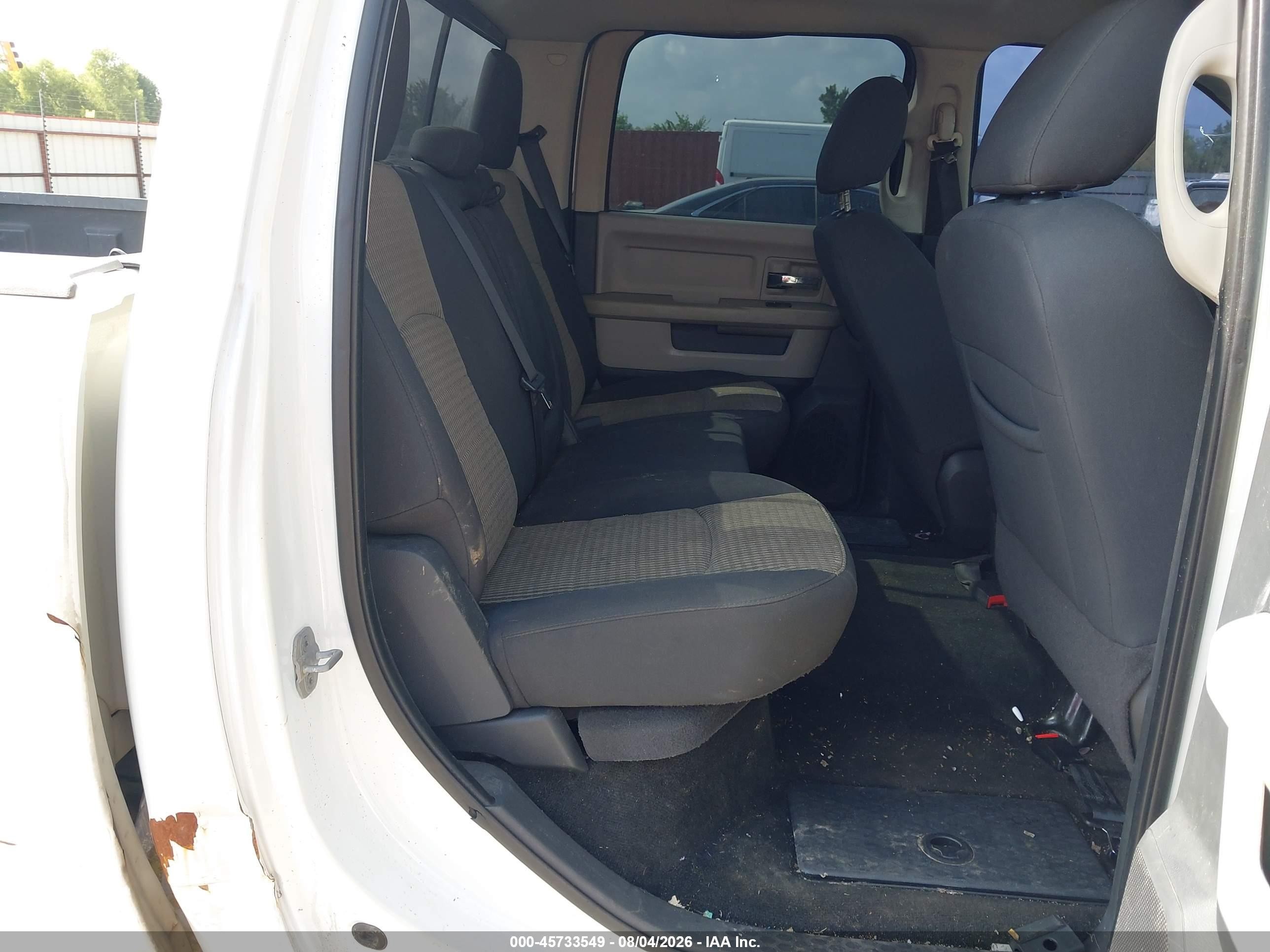 2011 Ram Ram 1500 Slt White vin: 1D7RV1CT6BS631353