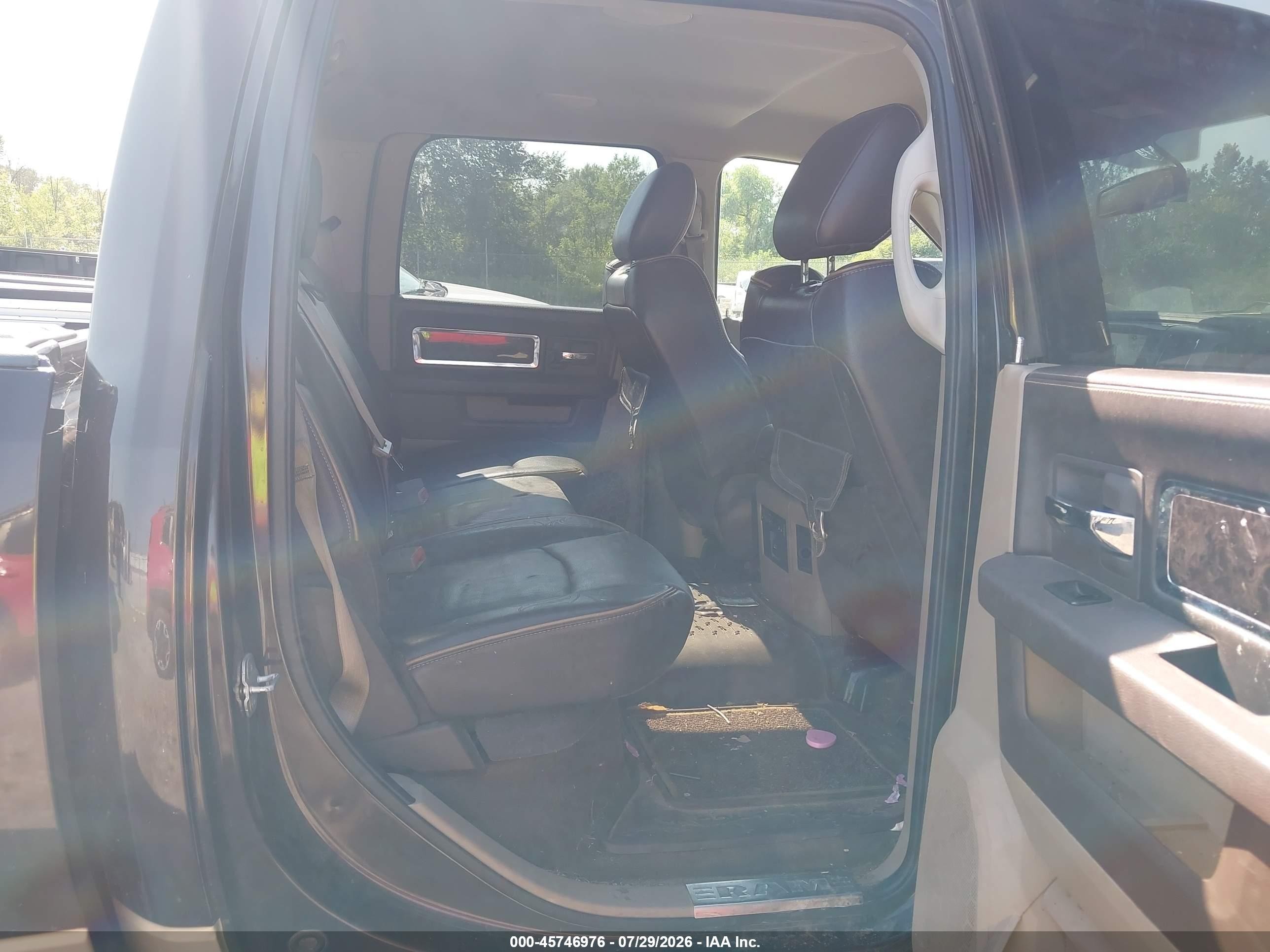 2011 Ram Ram 1500 Laramie Longhorn Brown vin: 1D7RV1CT6BS660254