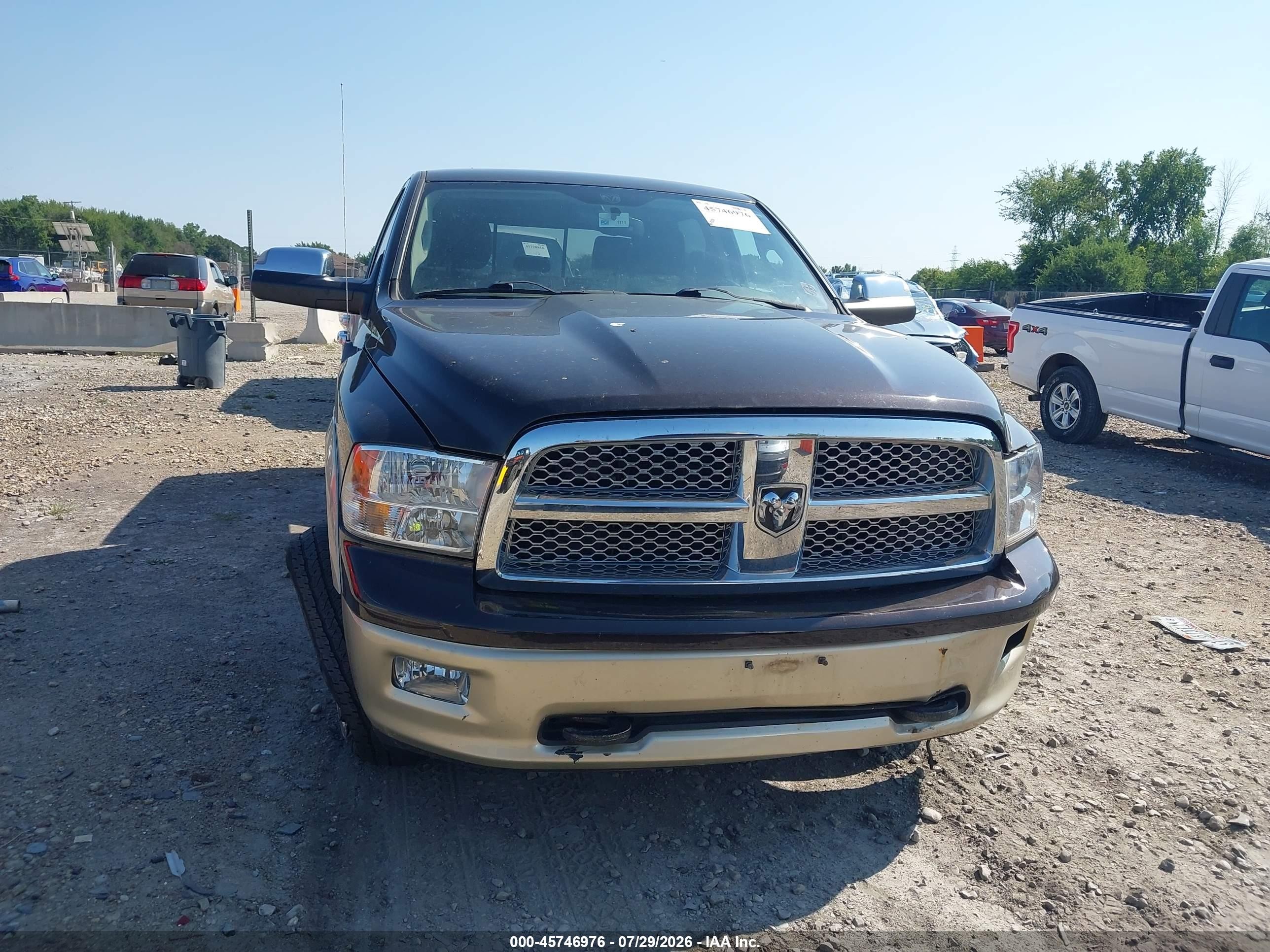 2011 Ram Ram 1500 Laramie Longhorn Brown vin: 1D7RV1CT6BS660254