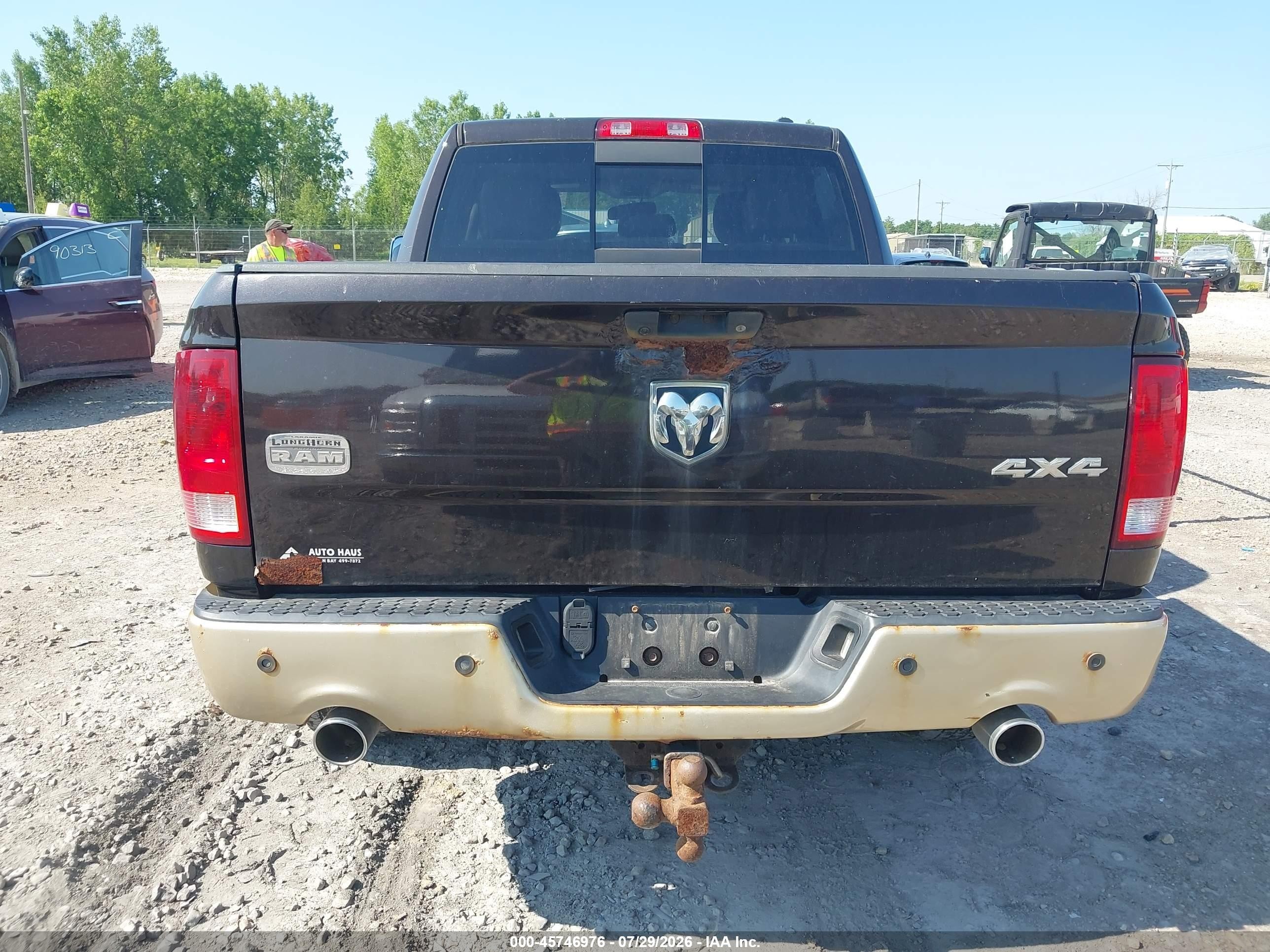 2011 Ram Ram 1500 Laramie Longhorn Brown vin: 1D7RV1CT6BS660254