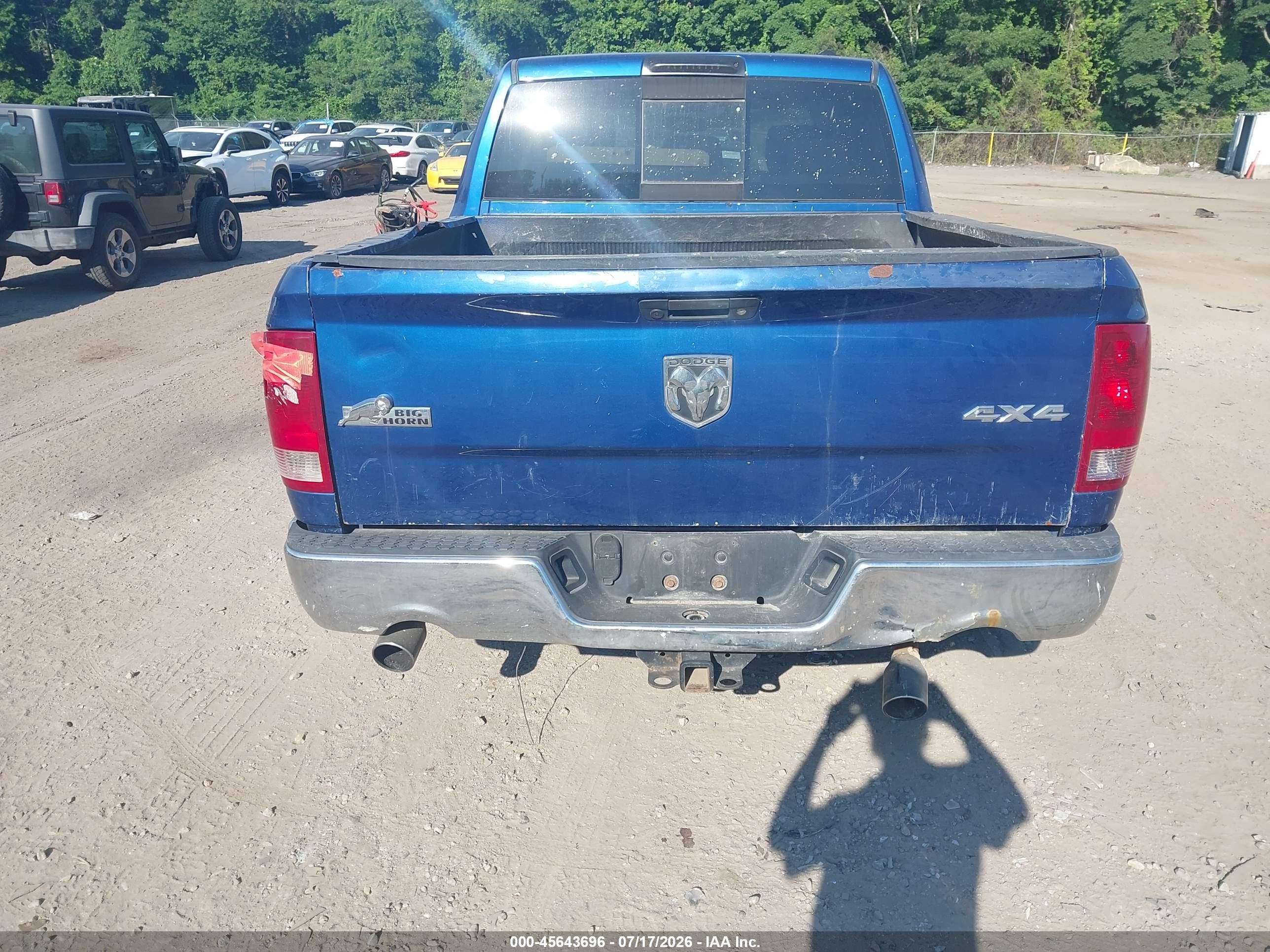2010 Dodge Ram 1500 Slt/sport/trx Blue vin: 1D7RV1CT7AS202172
