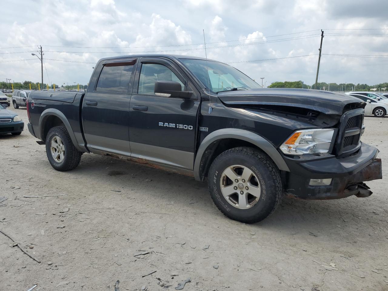 2011 Dodge Ram 1500 Black vin: 1D7RV1CT7BS616733