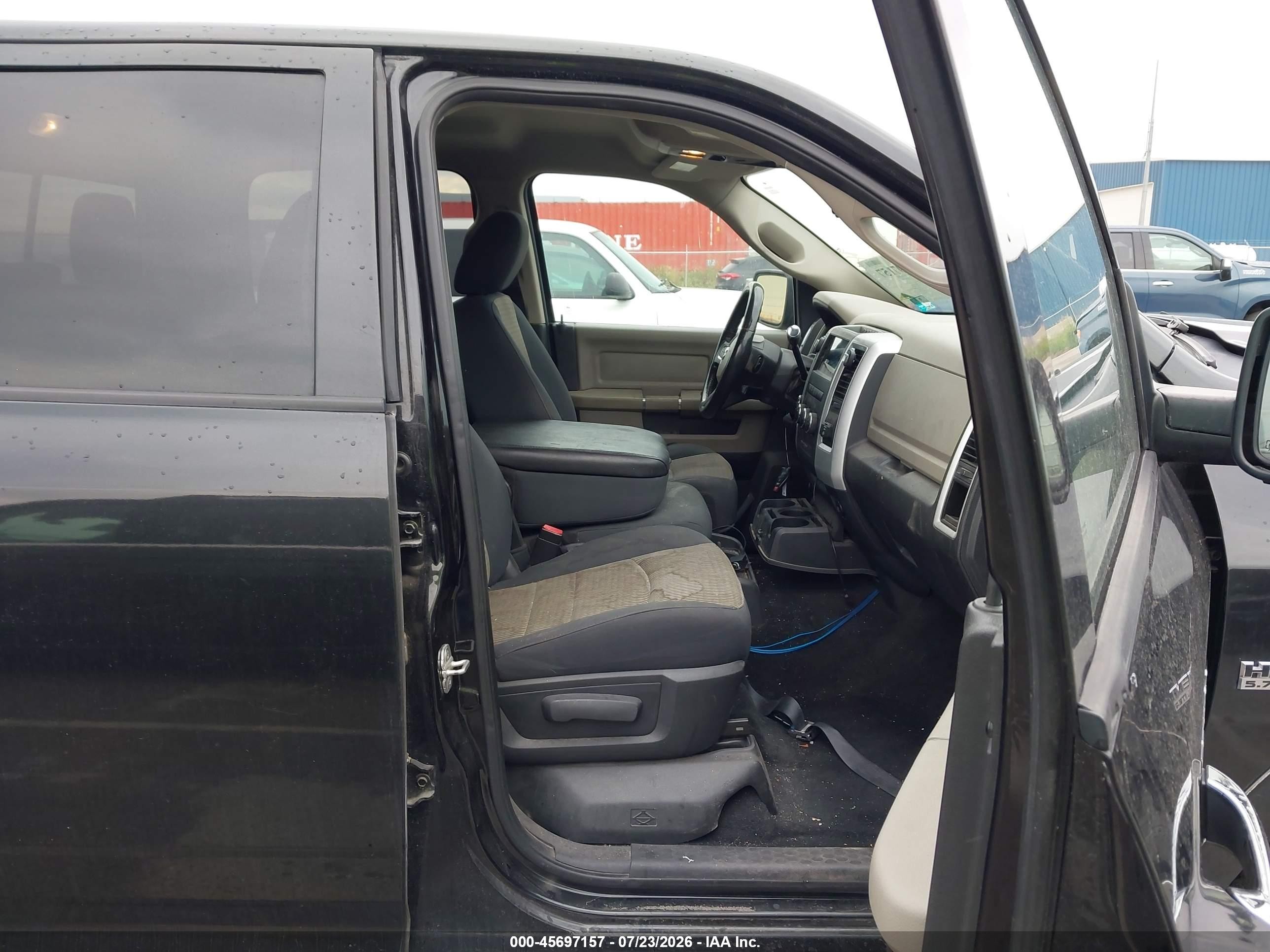 2011 Ram Ram 1500 Slt Black vin: 1D7RV1CT7BS645049