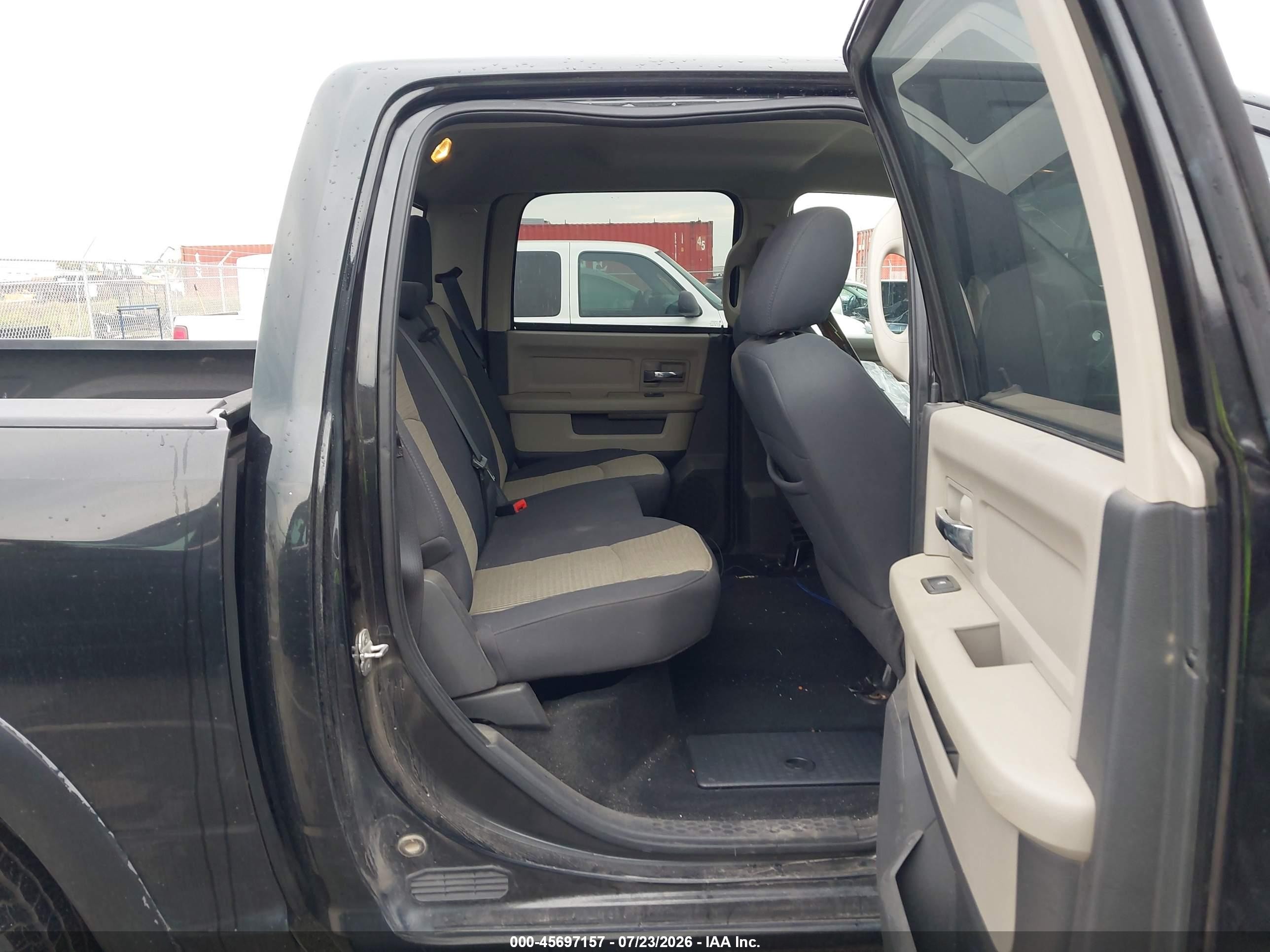 2011 Ram Ram 1500 Slt Black vin: 1D7RV1CT7BS645049